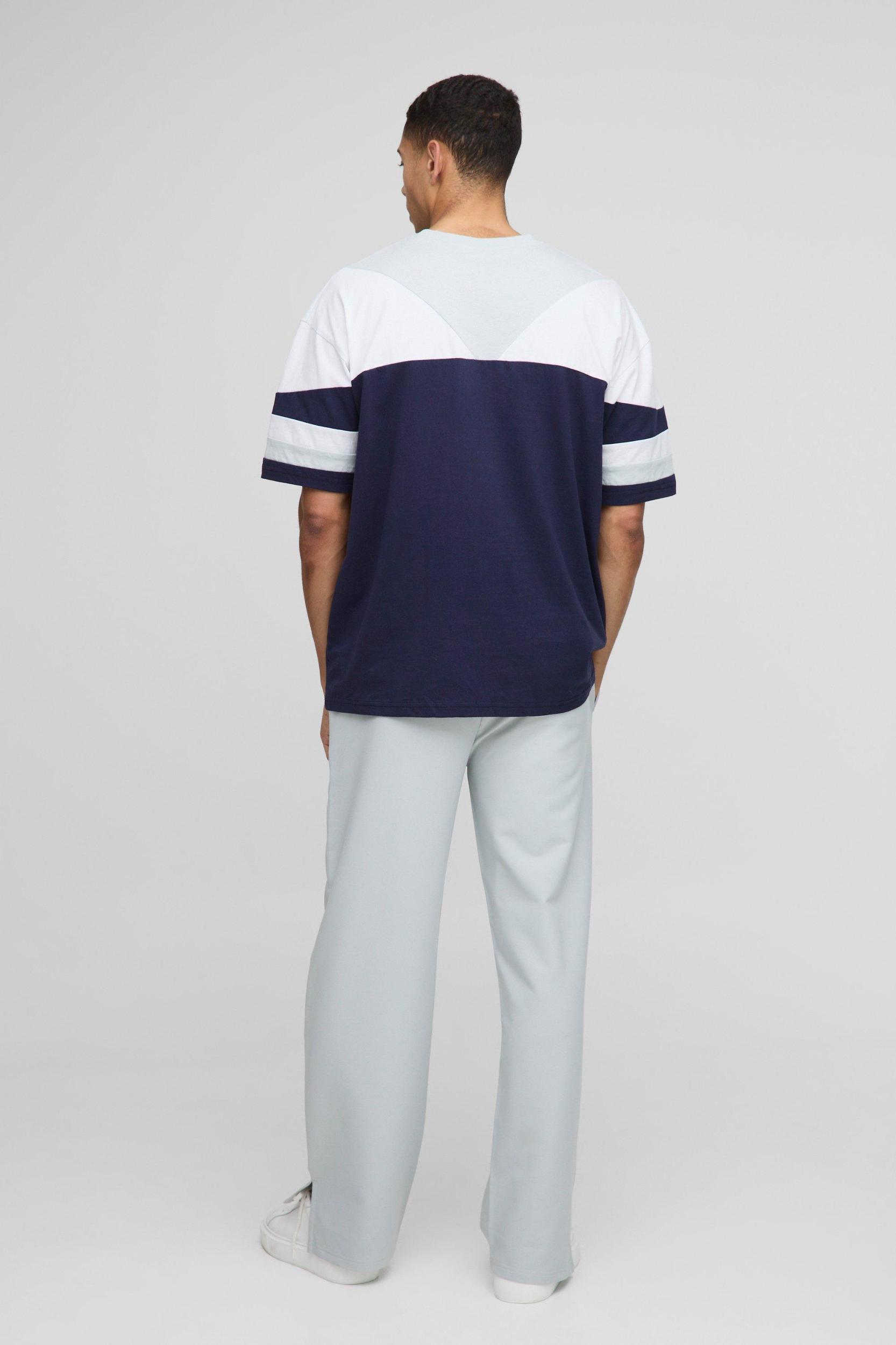 Elasticated Waist Relaxed Fit Technical Stretch Pants | boohooMAN USA Product Image