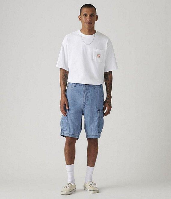 Levi's® Carrier Regular Fit 9.5#double; Inseam Denim Cargo Shorts Product Image