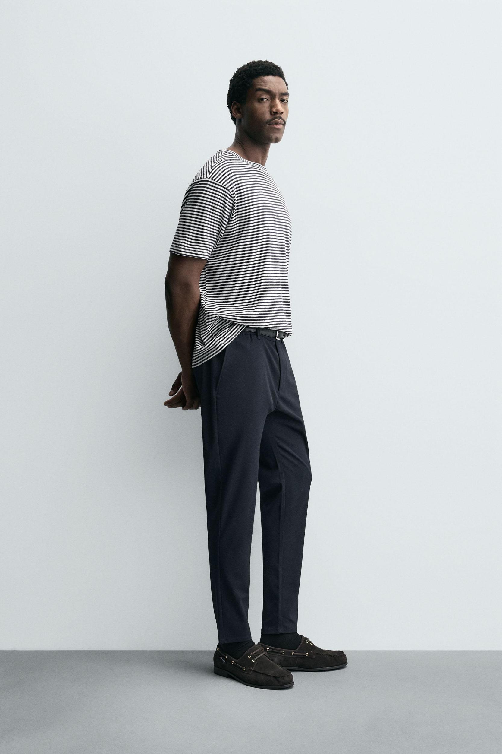 SLIM FIT STRETCH PANTS Product Image