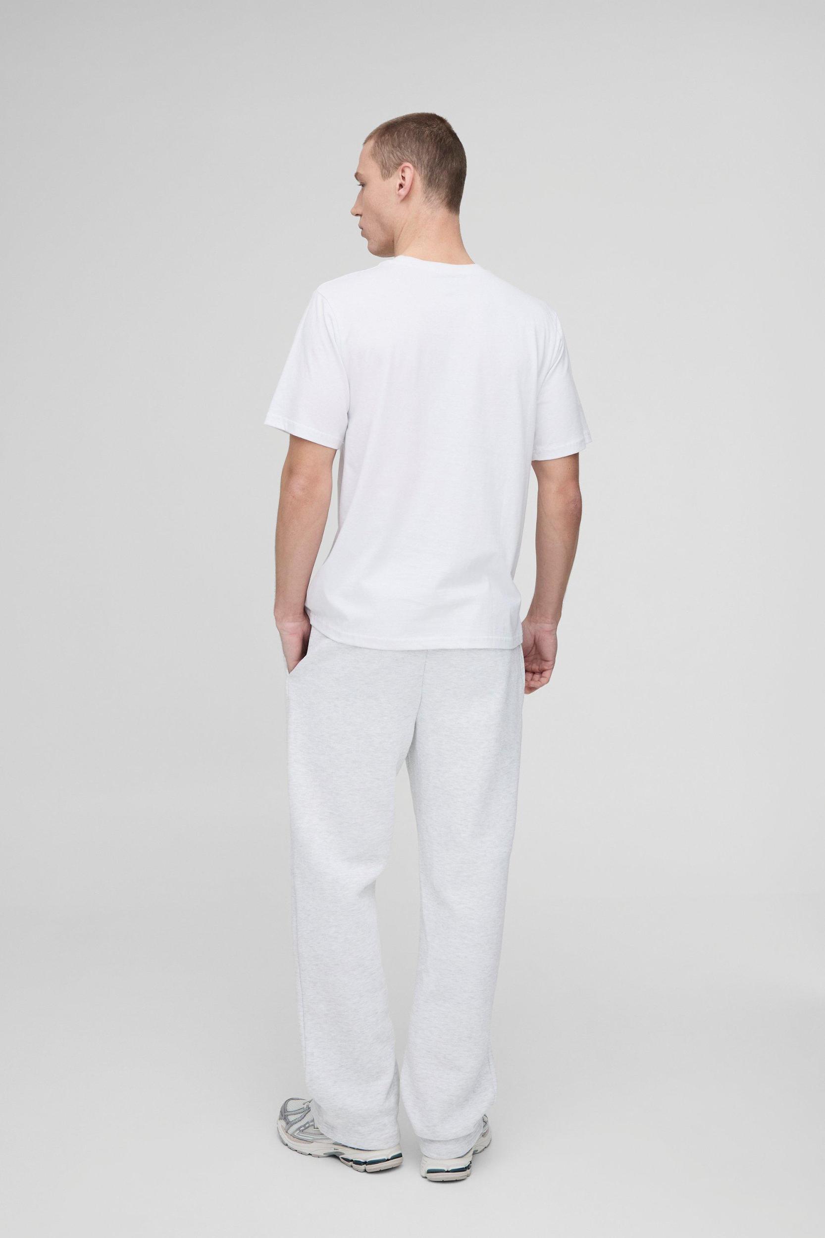 Regular Fit Bm Signature Embroidered Crew Neck T-shirt | boohooMAN USA Product Image