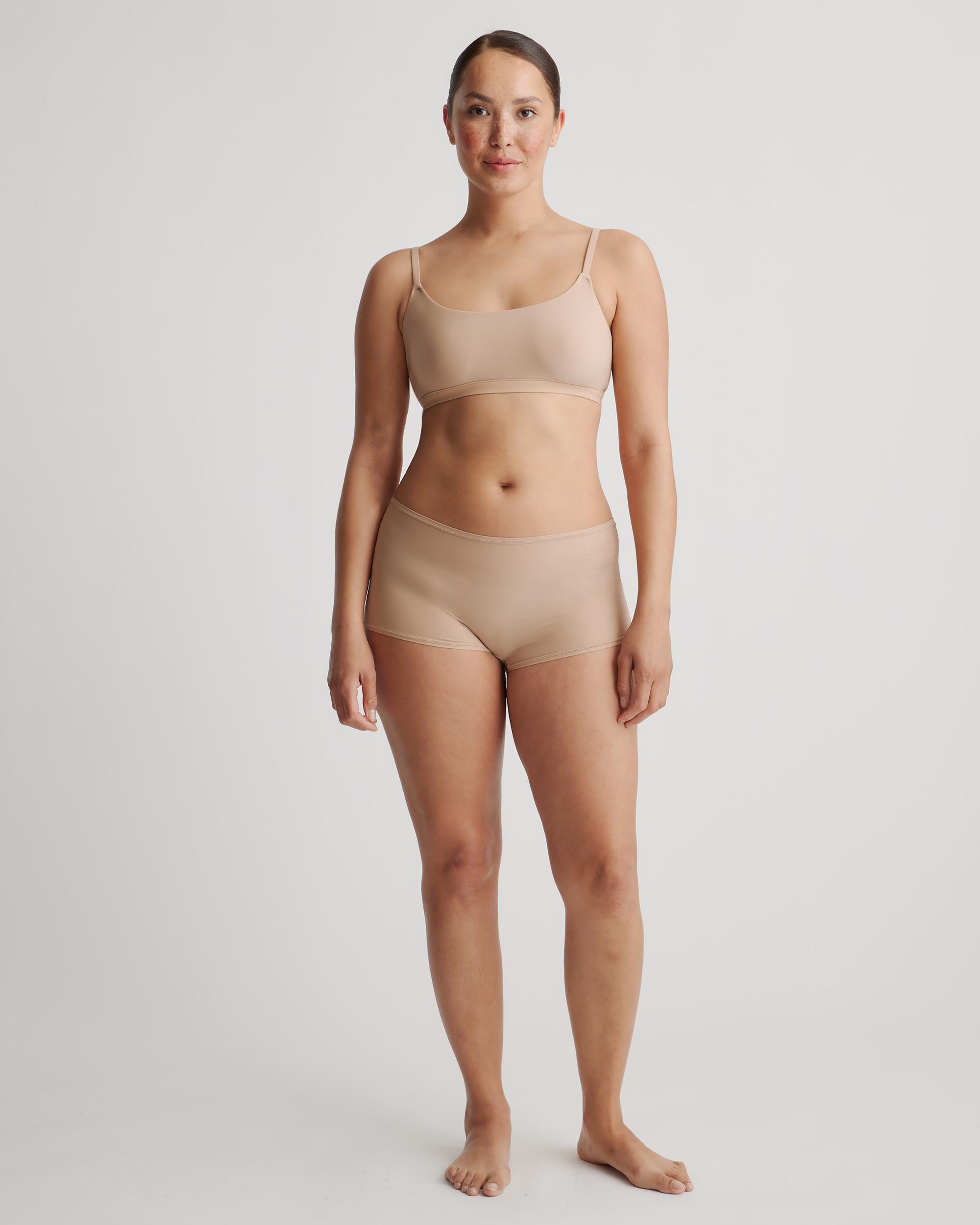 Quince | Women's Second Skin Scoop Neck Bralette Nylon/Spandex Product Image