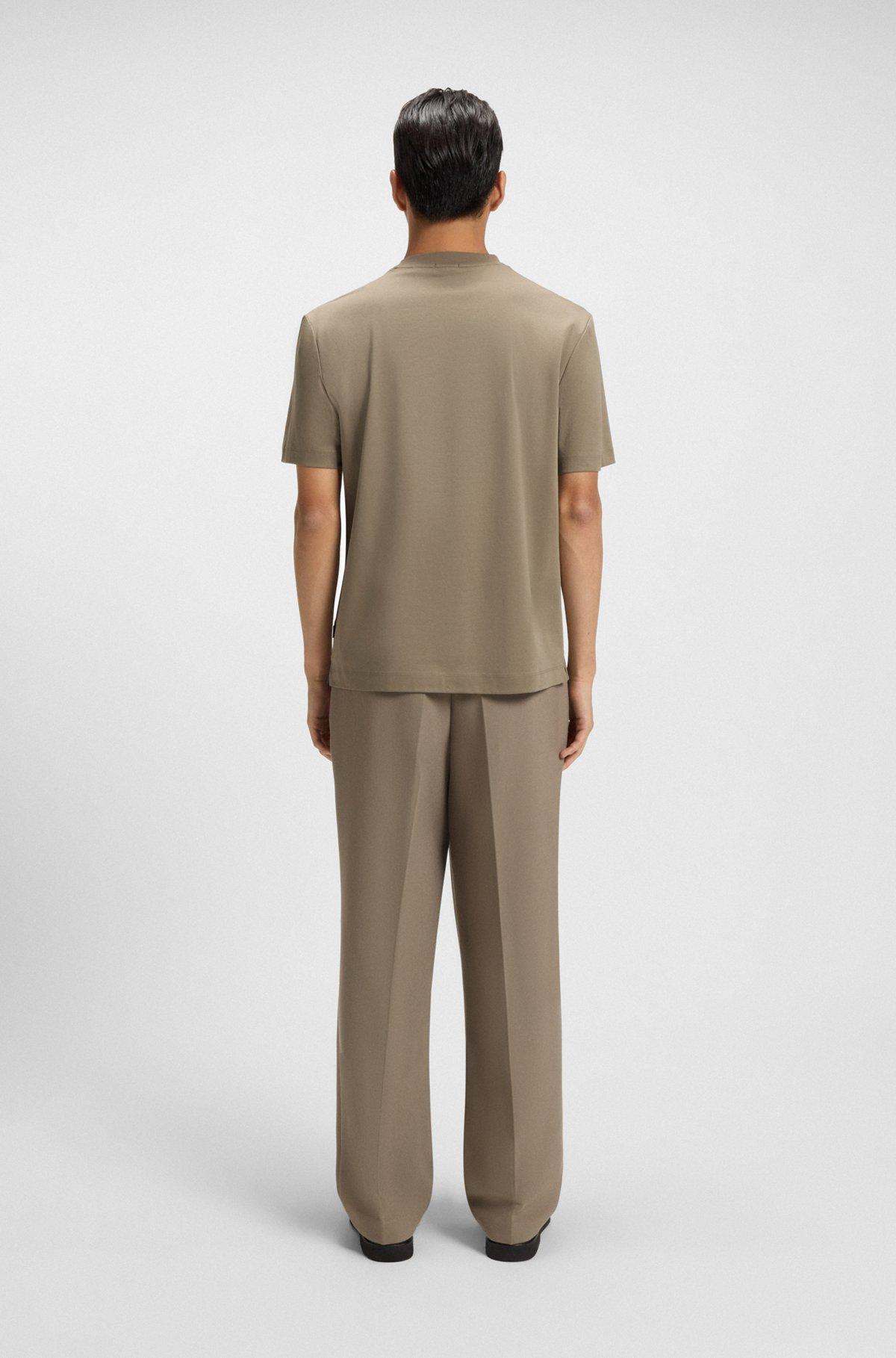 Regular-fit T-shirt in cotton with monogram print Product Image