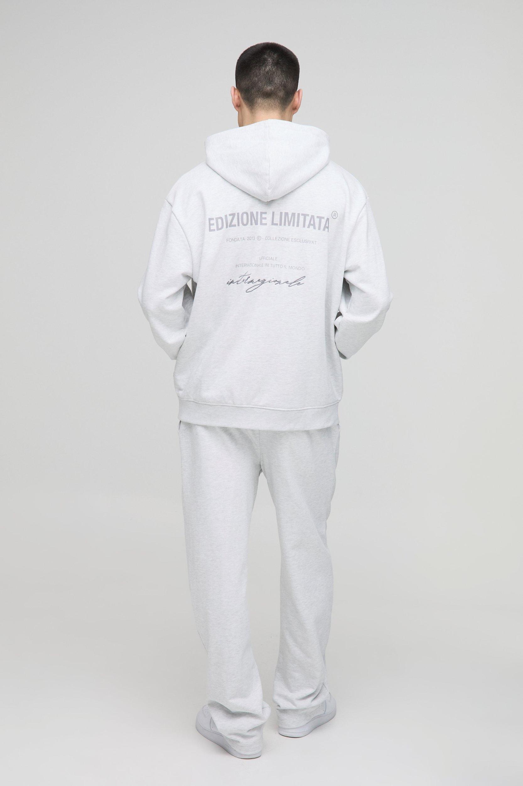 Relaxed Edizione Limitata Heavyweight Sweatpants | boohooMAN USA Product Image