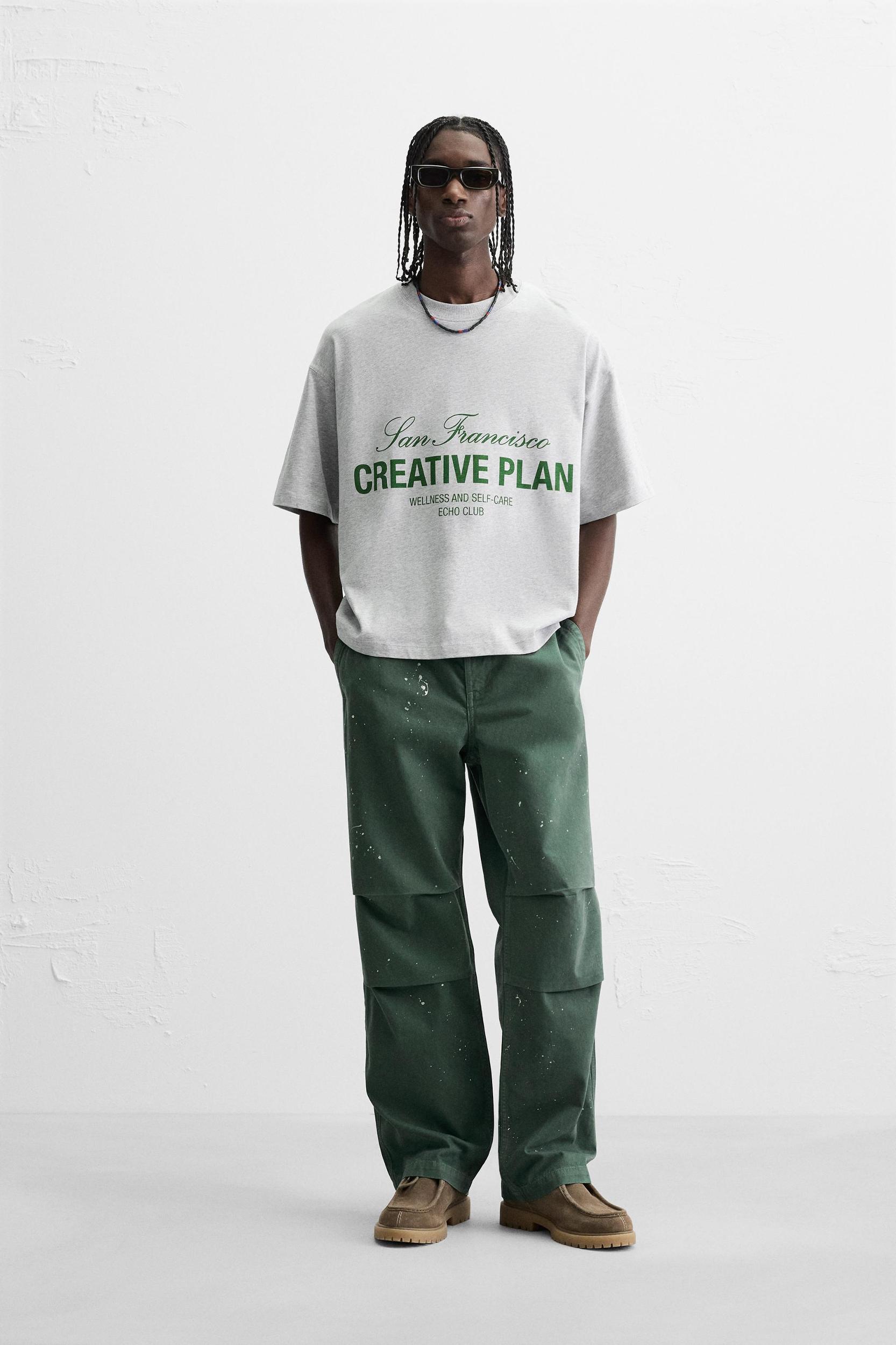 TEXT PRINT T-SHIRT Product Image