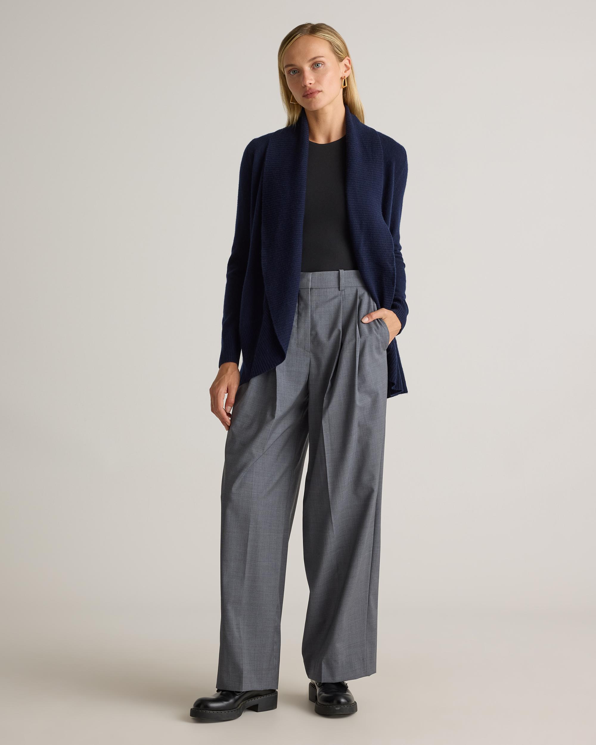 Quince | Women's Mongolian Cashmere Open Cardigan Sweater Size XL Product Image