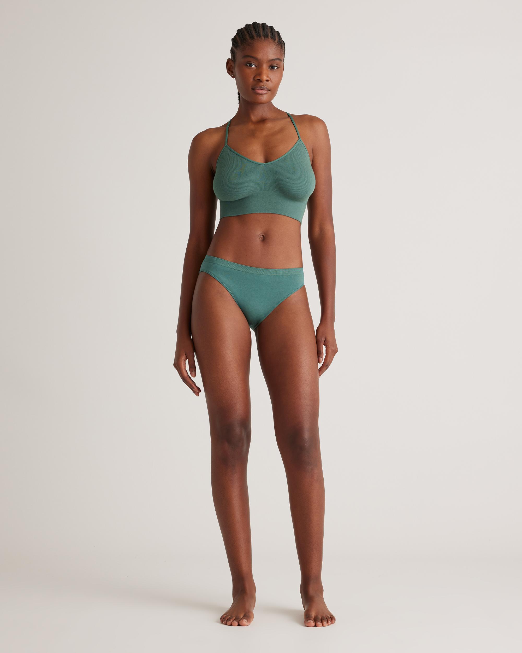 Quince | Women's Smoothing Comfort Bikini Nylon/Spandex Product Image