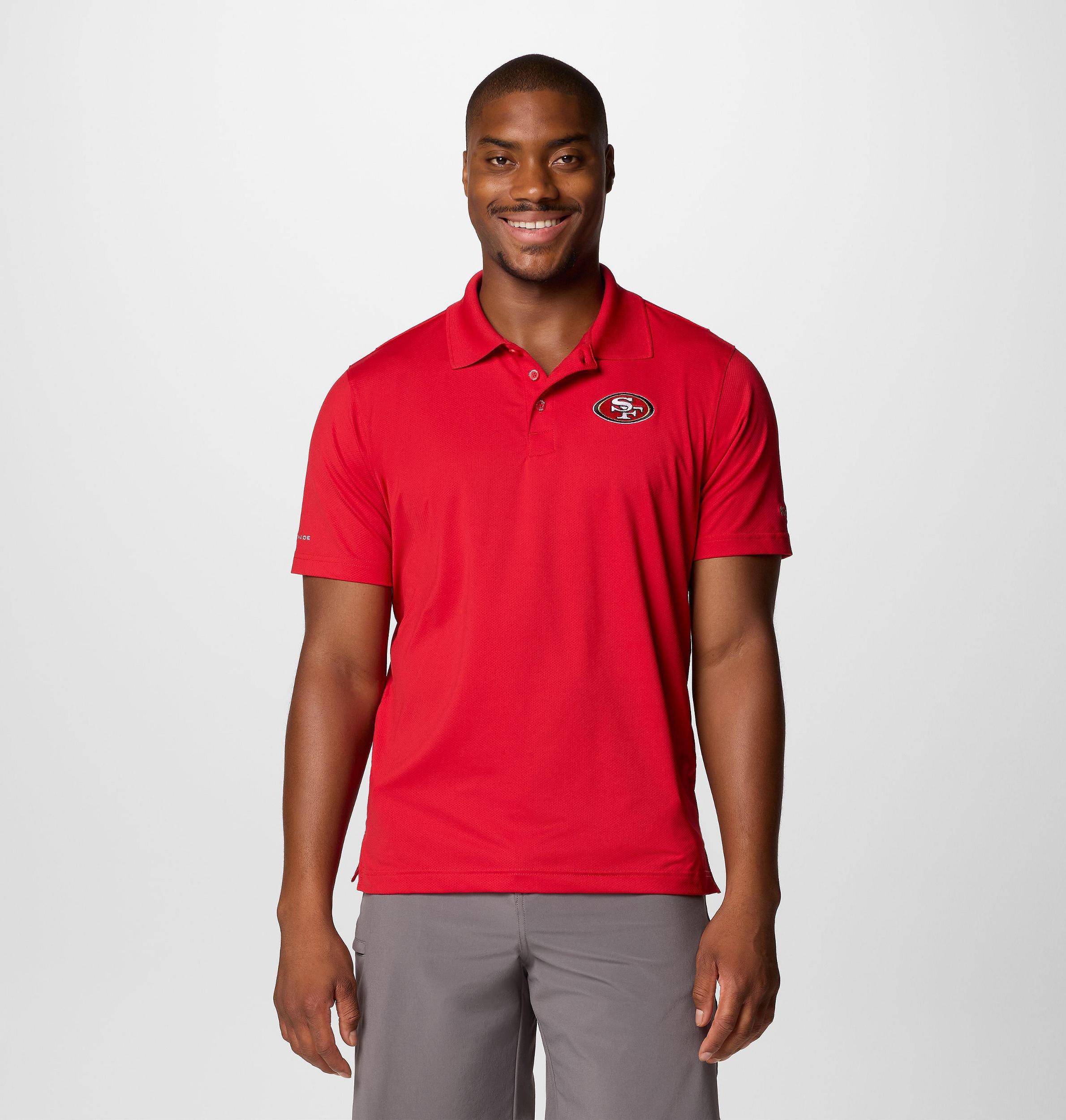 Columbia Mens PFG Low Drag Offshore Polo - San Francisco 49ers- Product Image