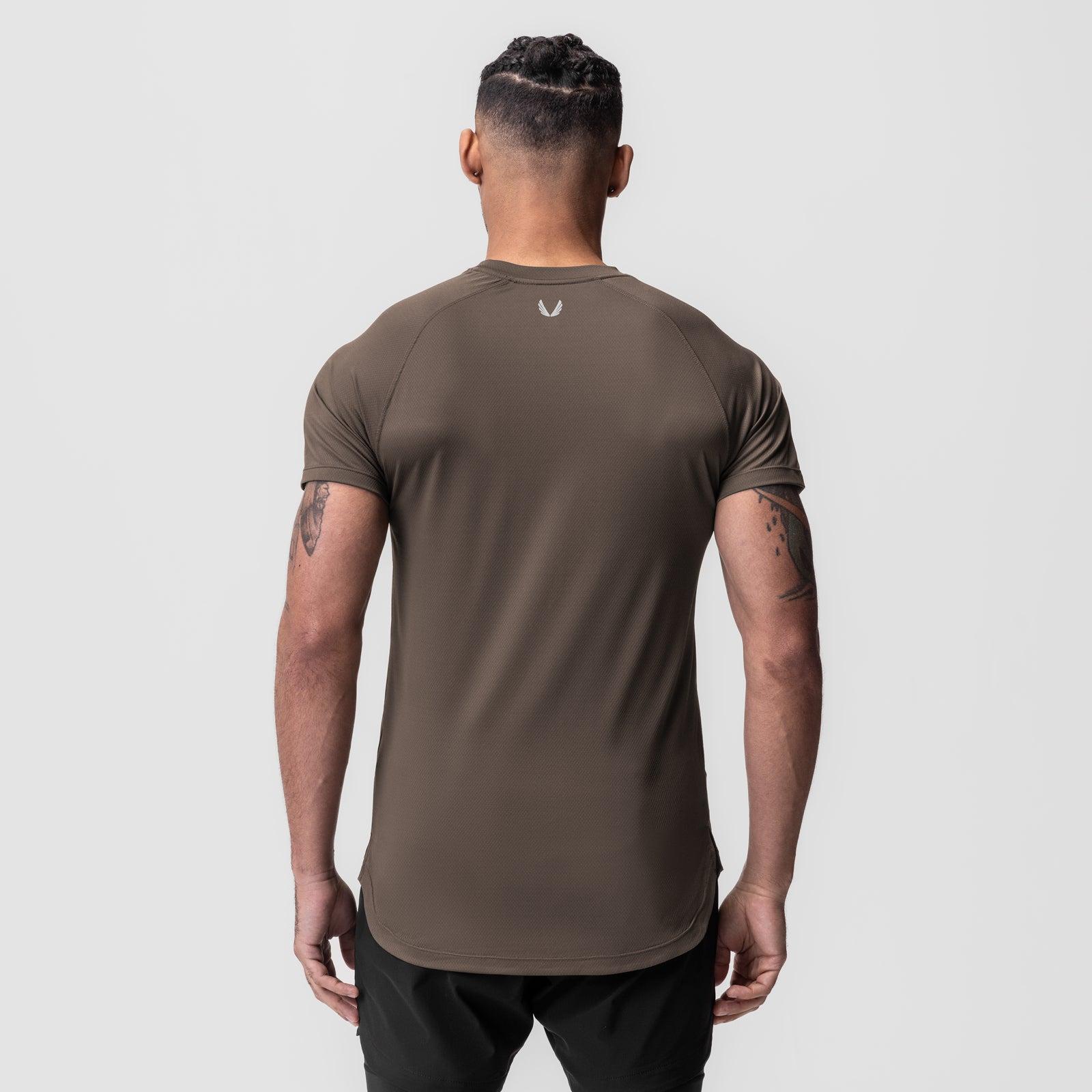 0660. AeroSilver® Established Tee - Black "Box Logo" Male Product Image
