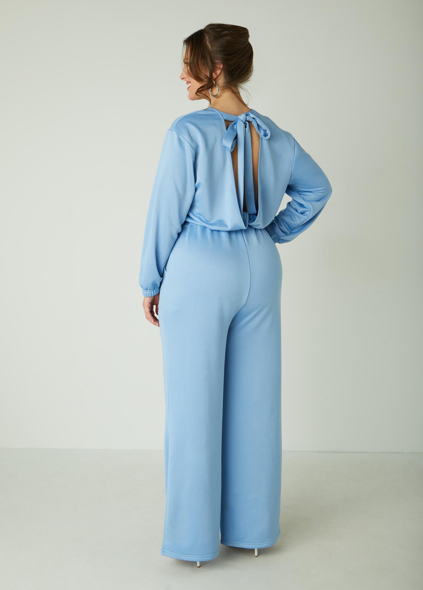 Open Back Wide Leg Jumpsuit Product Image