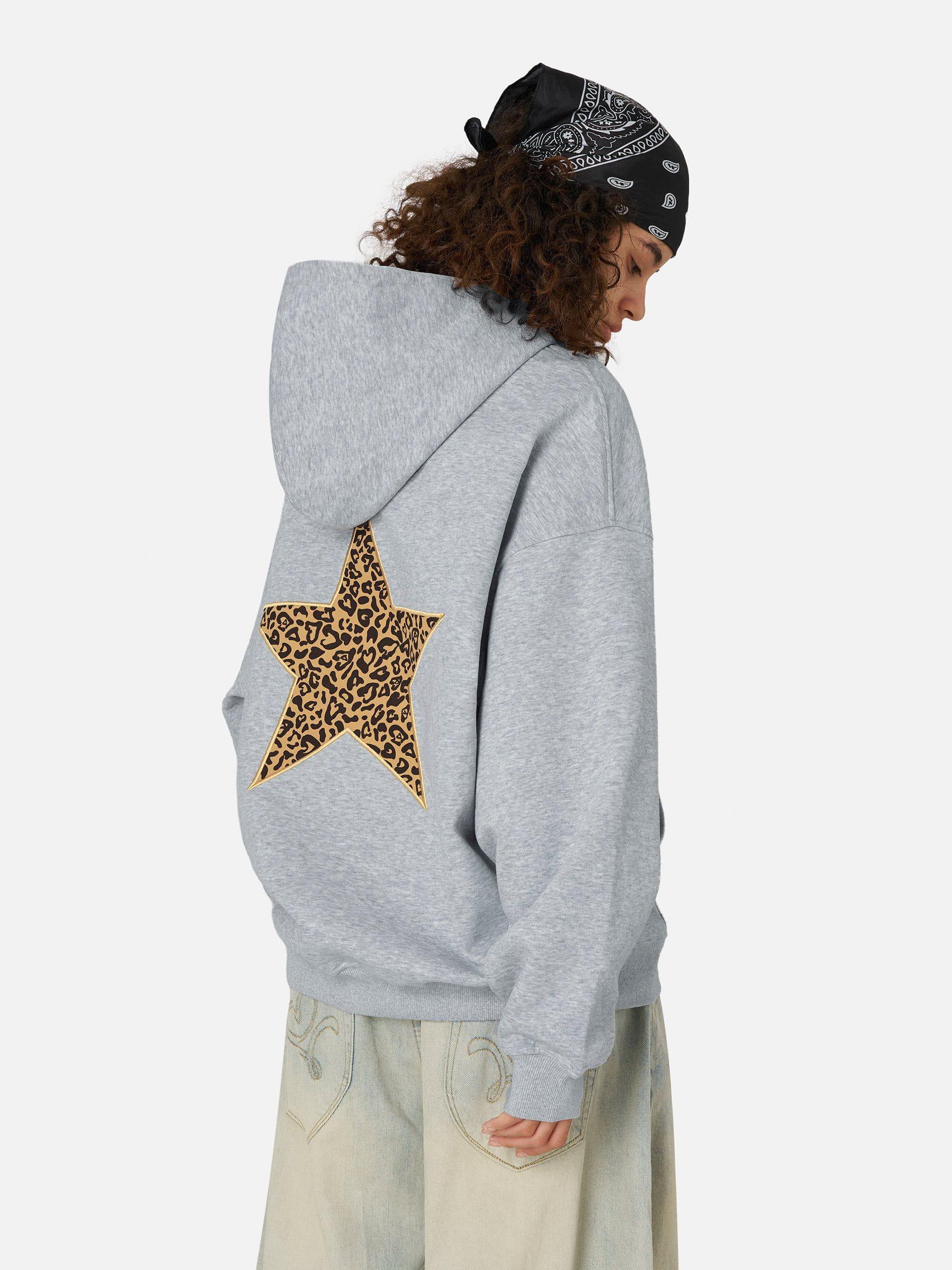Aelfric Eden  Leopard  Oversized Hoodie Product Image