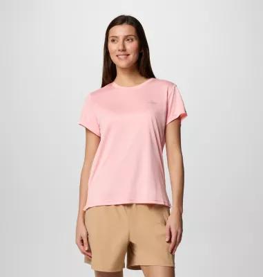 Columbia Womens BlueVista Hill Short Sleeve Crew Shirt- Product Image