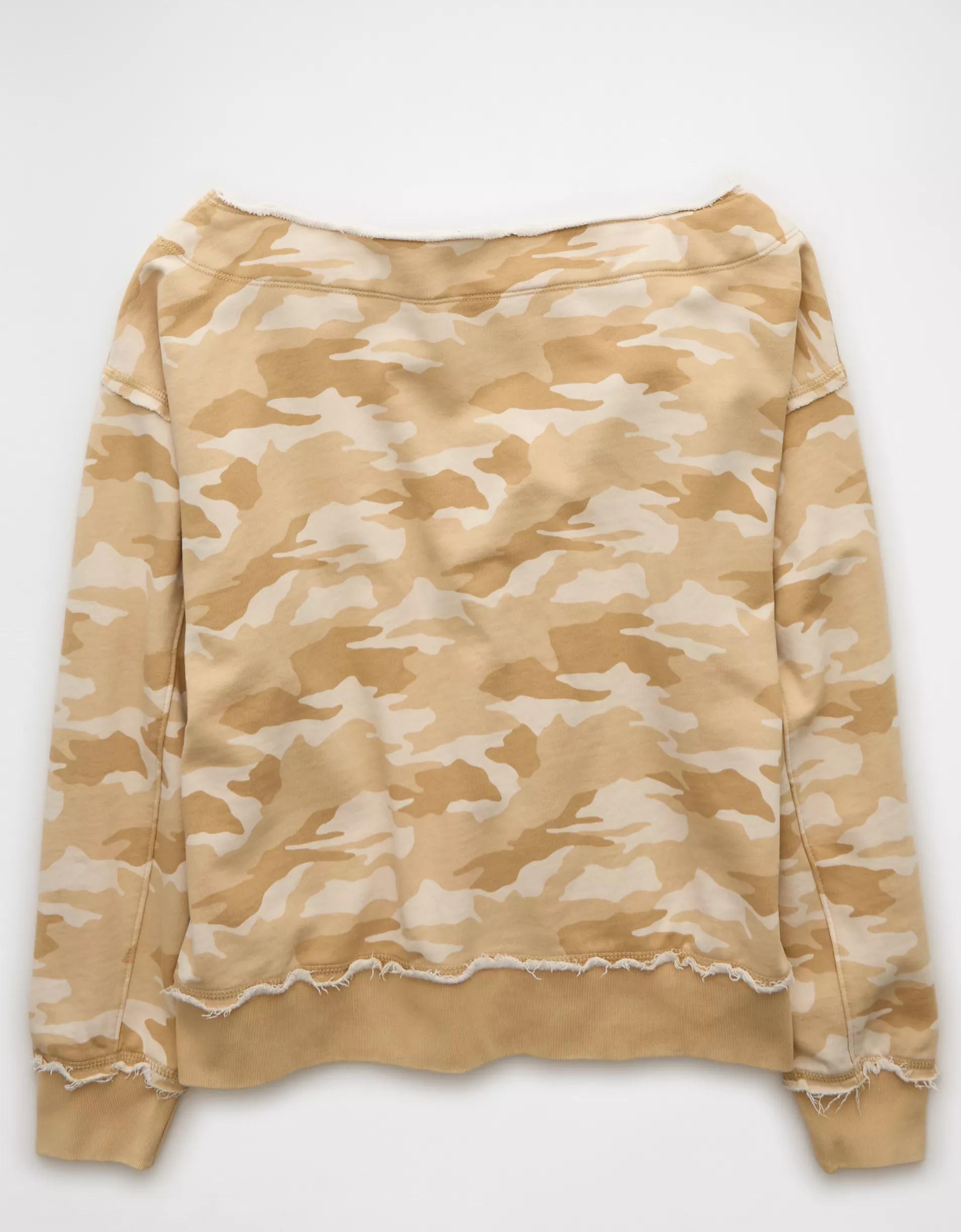 AE Off The Shoulder Sweatshirt Product Image