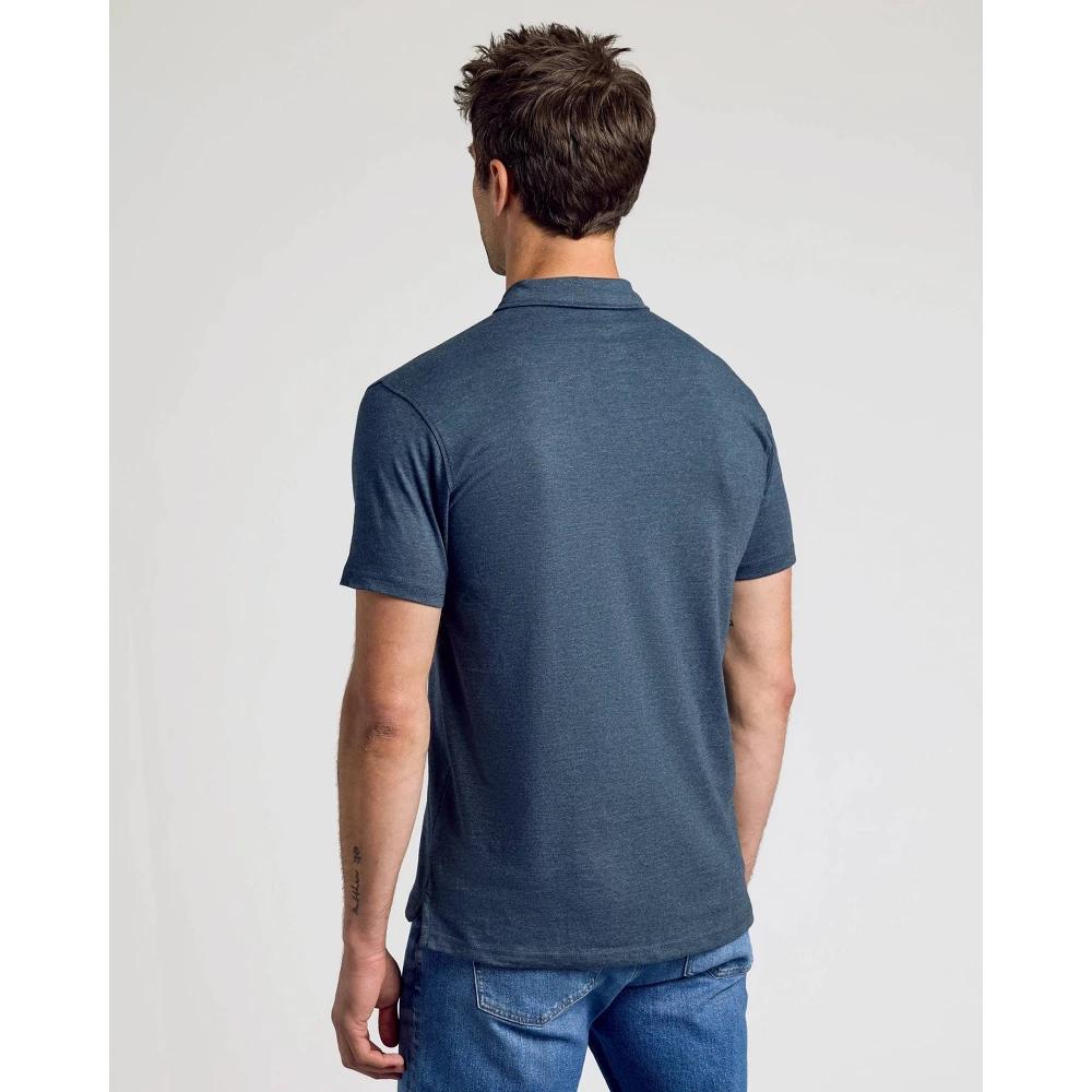 True Classic Men's Short Sleeve Collar Neck Pima Polo Shirt Product Image