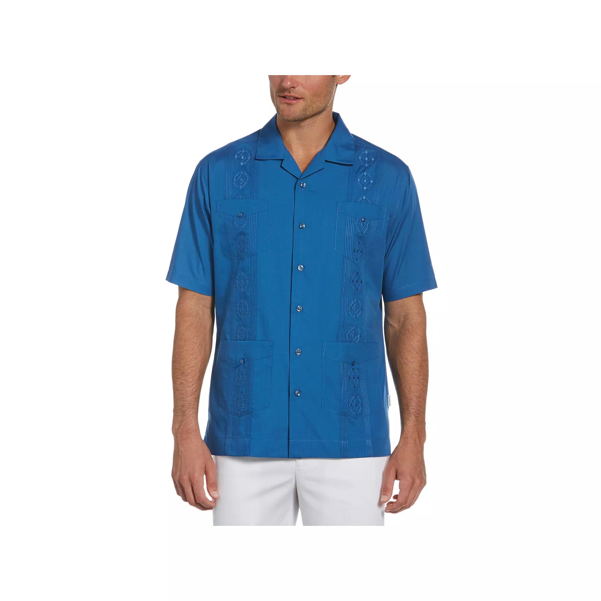 Men's Cubavera Guayabera Button-Down Shirt, Size: Medium, White Product Image