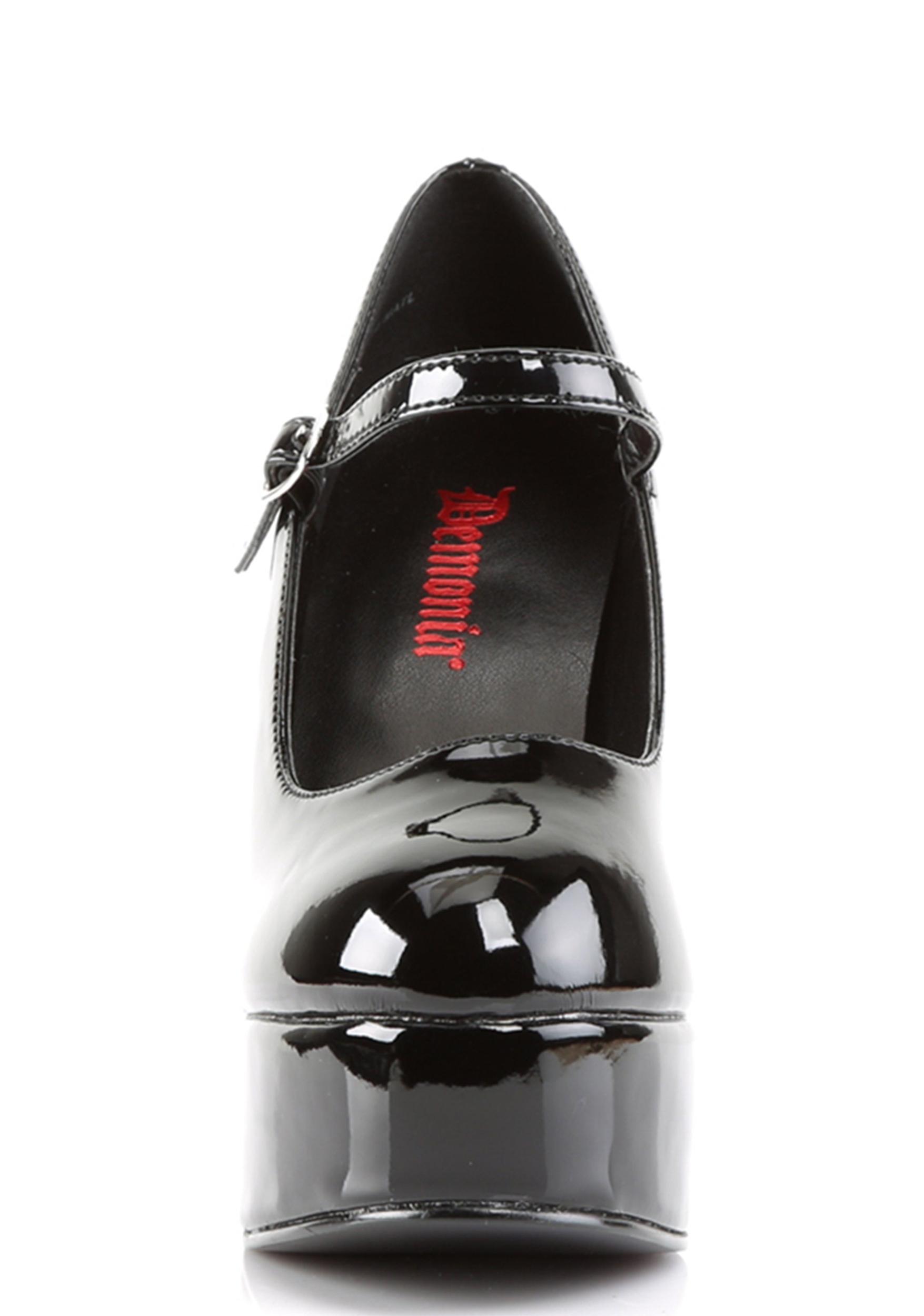 Demonia Dolly Patent Platform Heels Product Image
