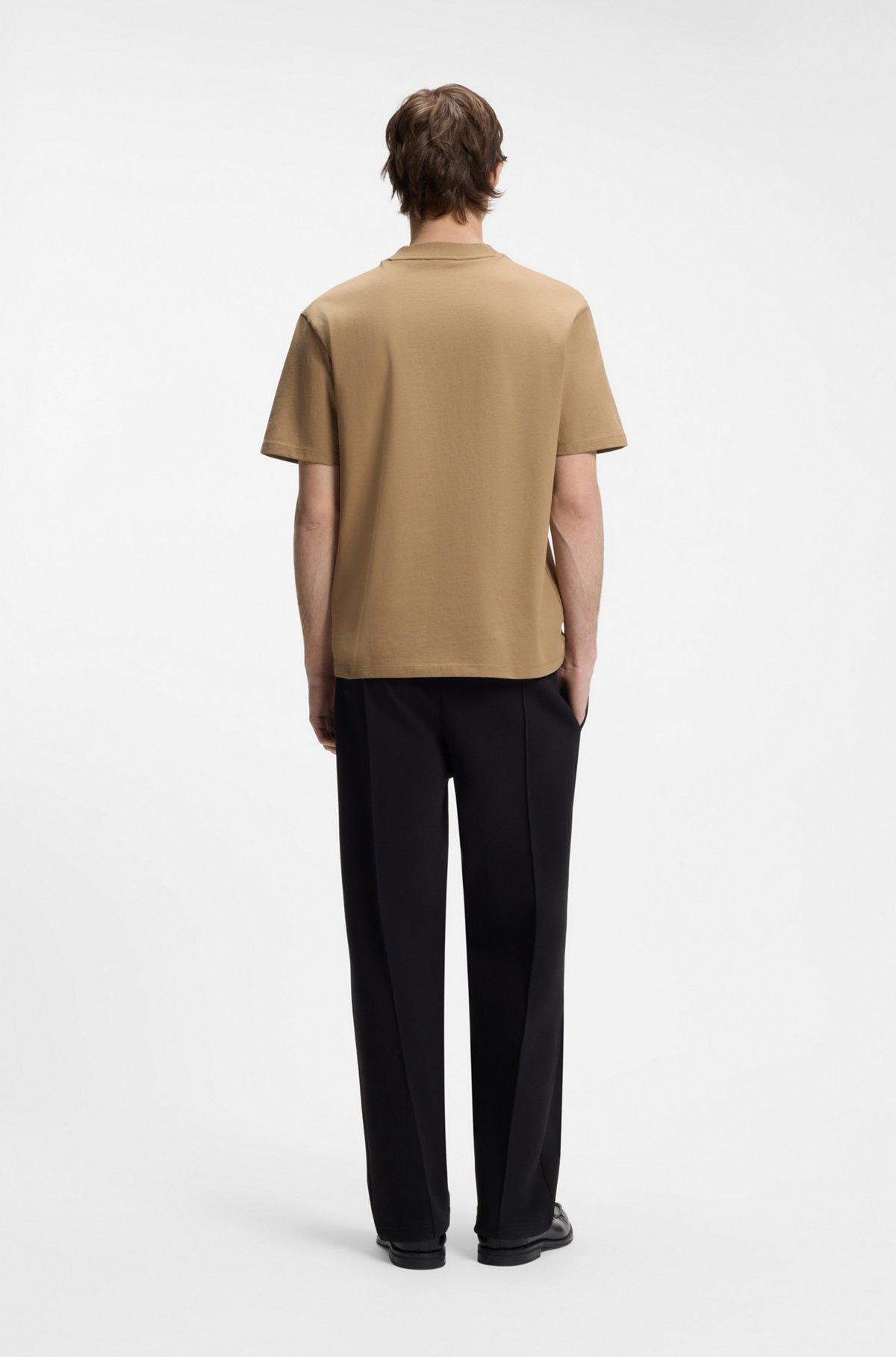 Relaxed-fit cotton-jersey T-shirt with logo print Product Image