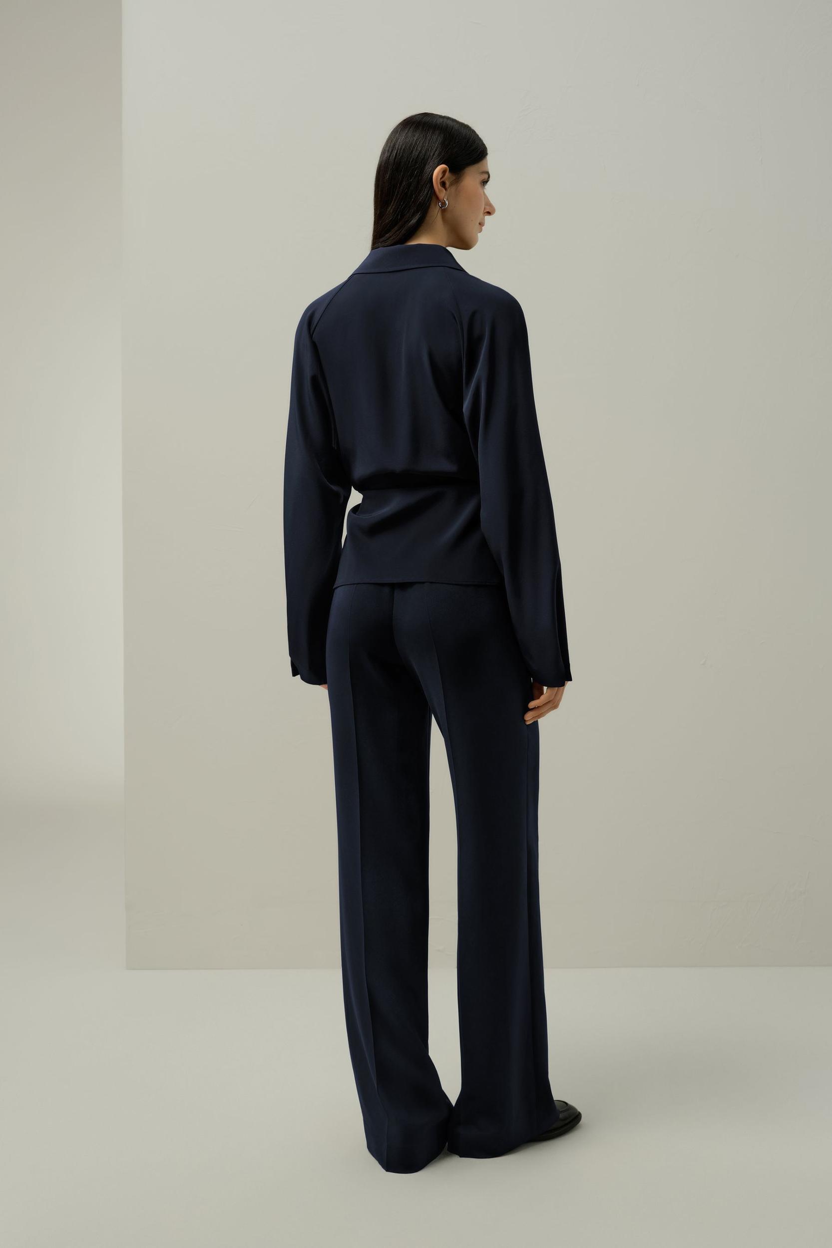 Multipositional Silk Shirt Product Image