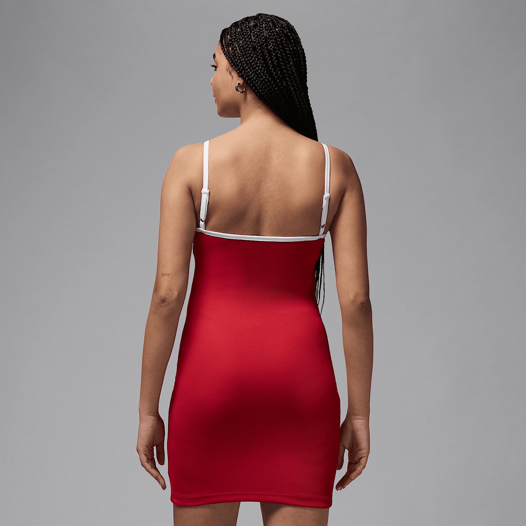 Jordan Womens Jordan Slim Tank Dress - Womens Varsity Red/White Product Image
