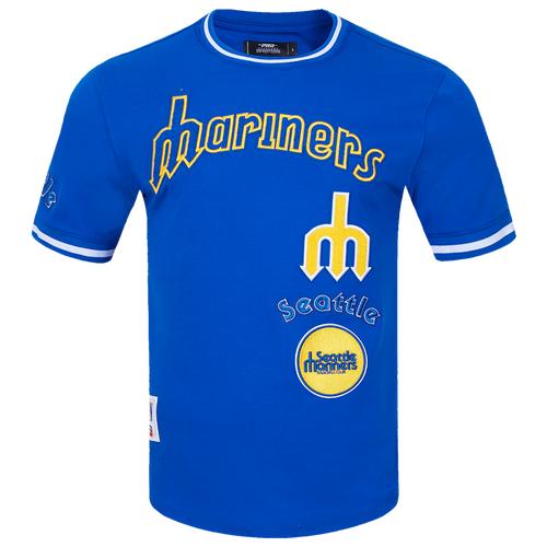 Pro Standard Mens Pro Standard MARINERS RETRO CLASSIC DK TEE V2 - Mens Royal Blue Product Image