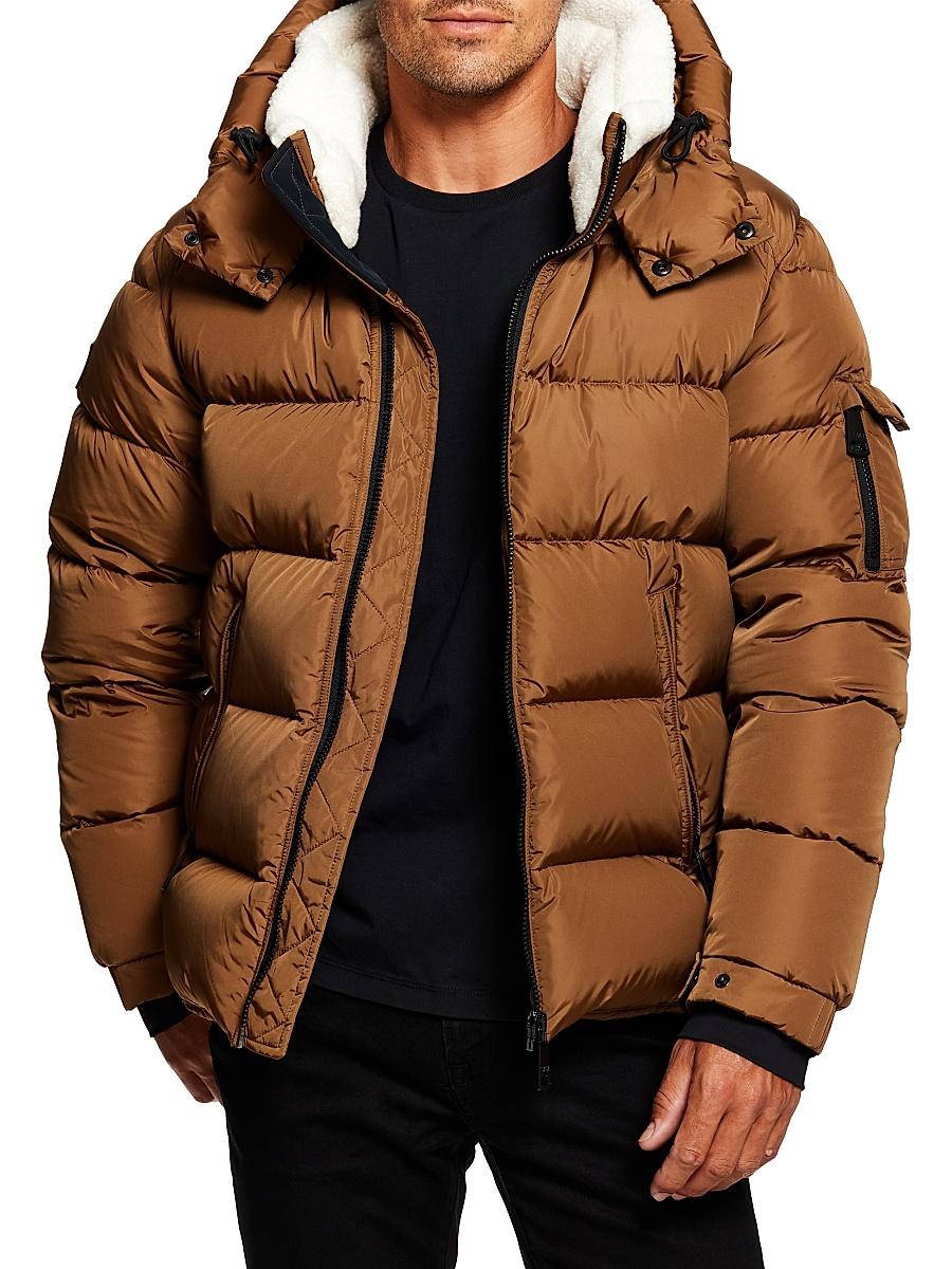 Mens Frontier Shearling-Trimmed Down Jacket Product Image