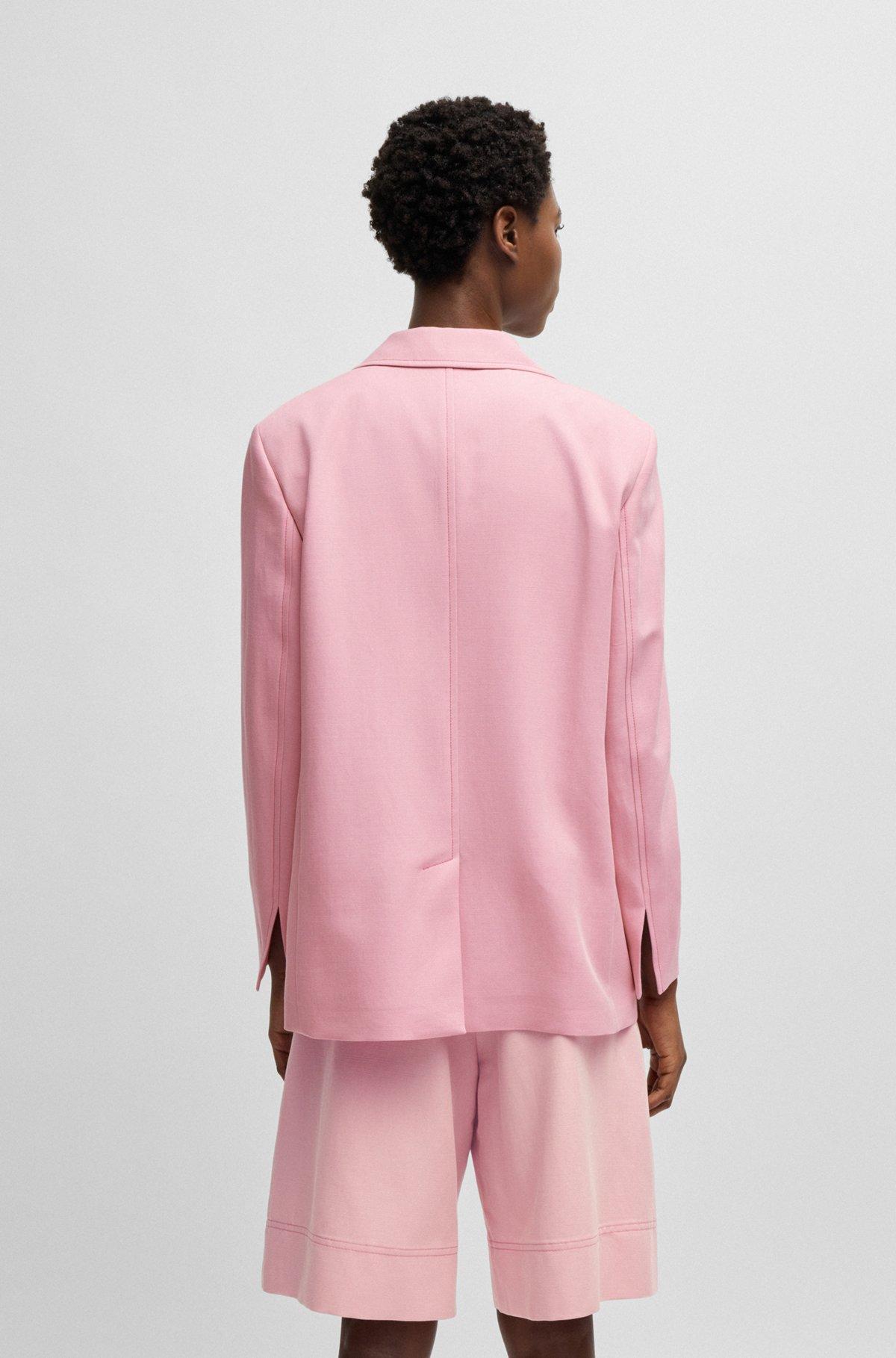 Single-breasted blazer with notch lapels Product Image