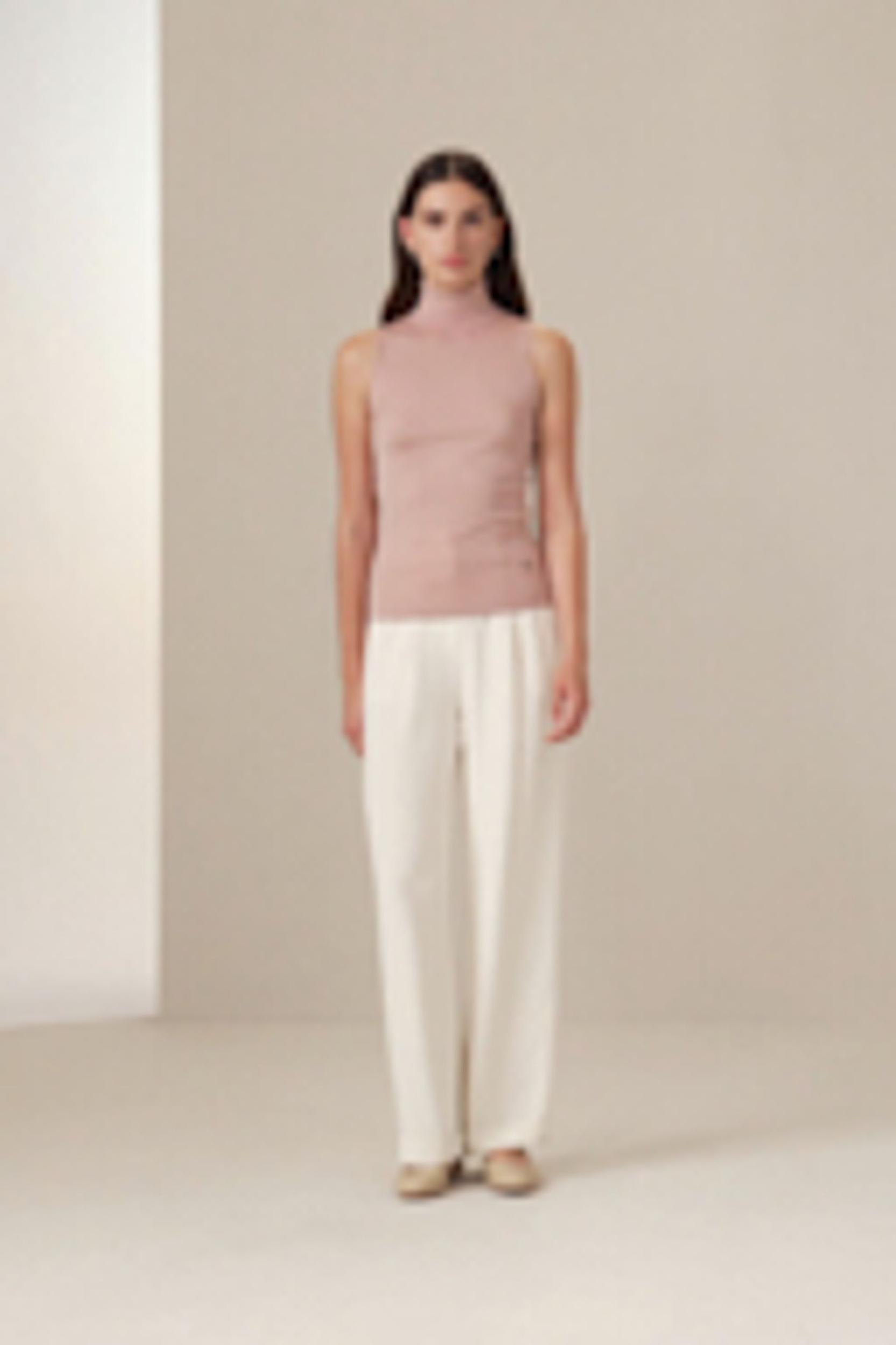 LILYSILK Silk Sleeveless Top - for Women - Navy Blue Soft Silk - Perfect Wardrobe Staples Sleeveless Vest M Product Image