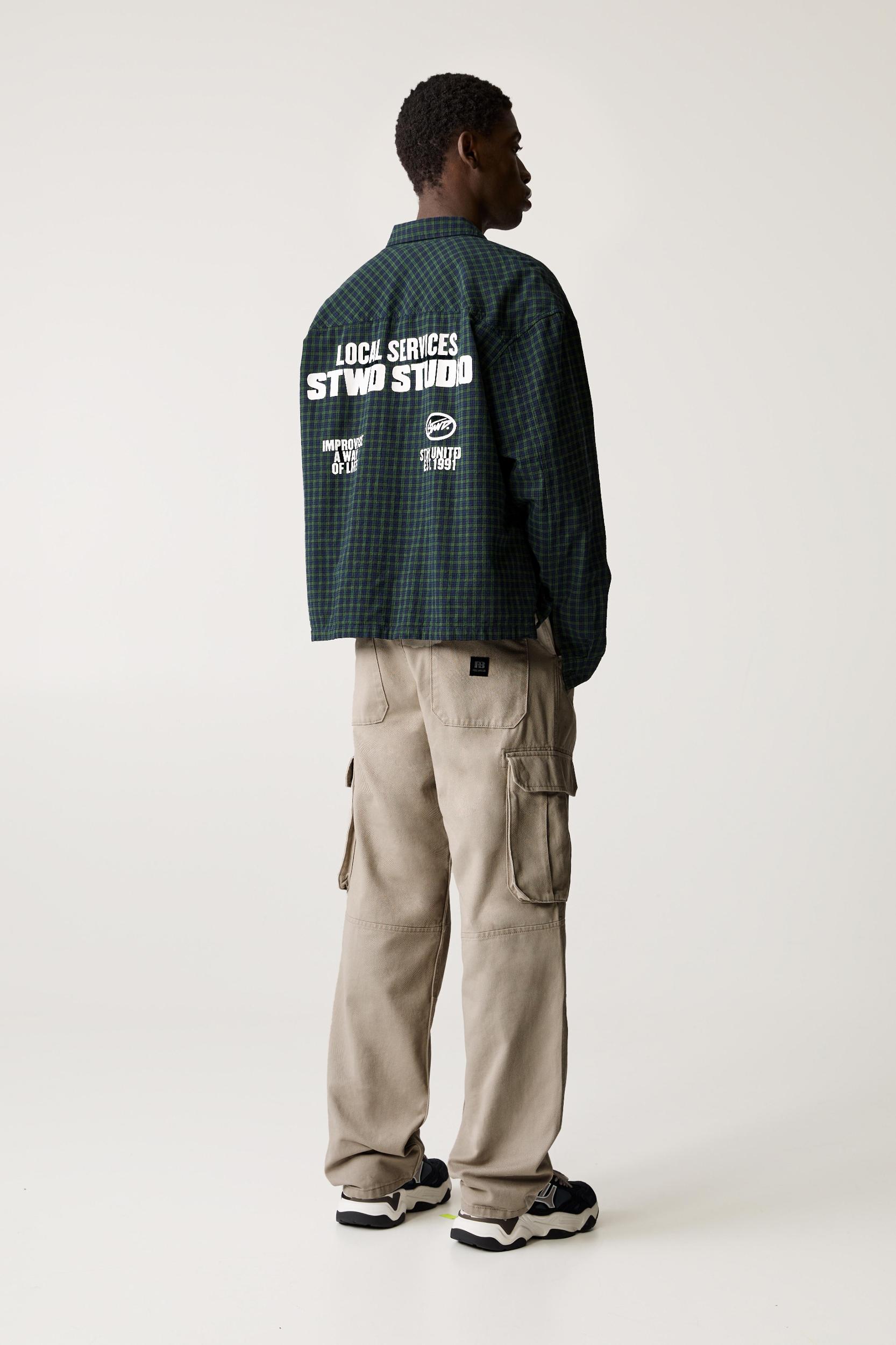 Cargo pants with seams Product Image