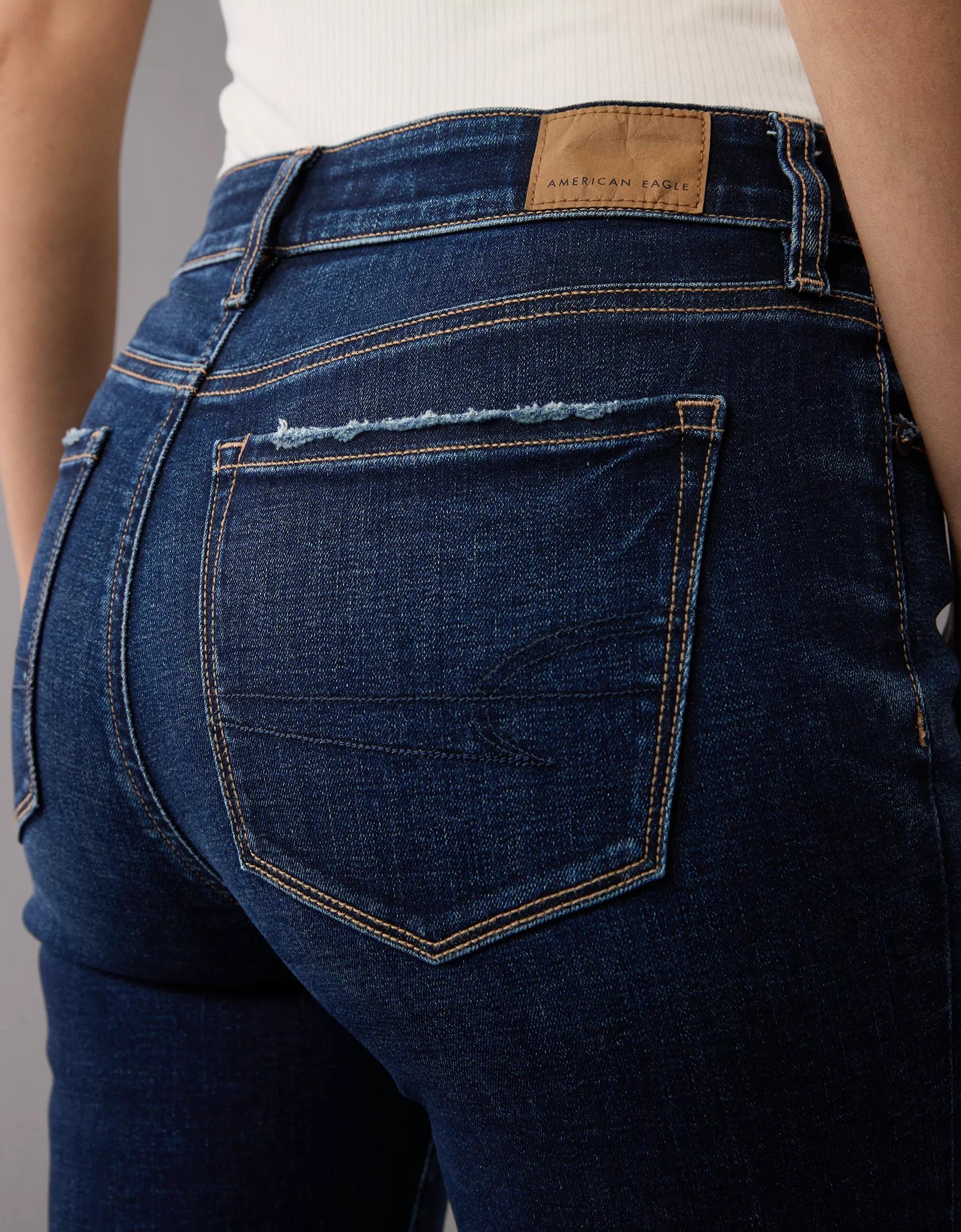 AE Next Level High-Waisted Skinny Kick Jean Product Image