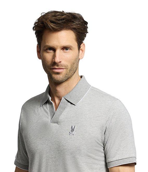 Psycho Bunny Mackay Jacquard Short Sleeve Polo Shirt Product Image
