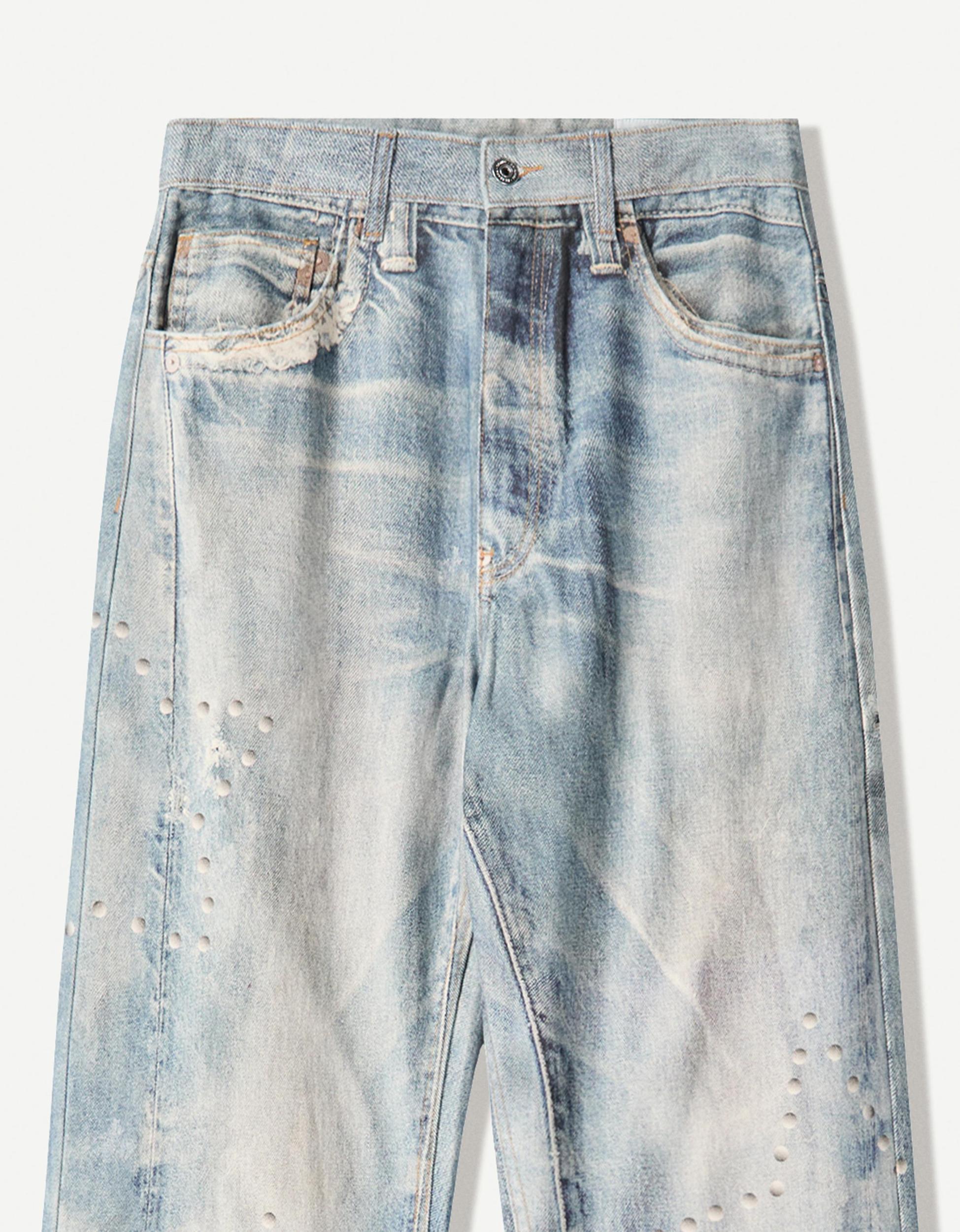 Baggy printed jeans Product Image