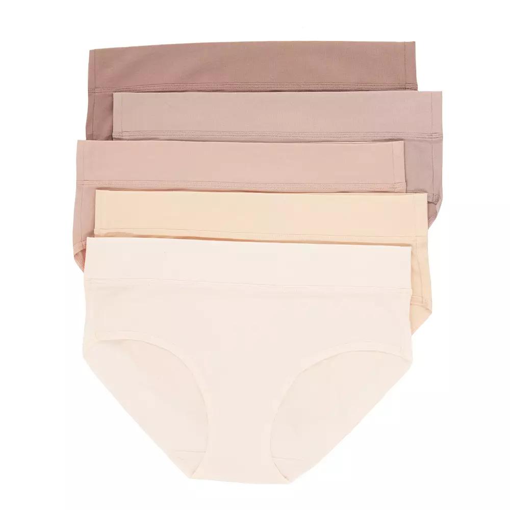 Women's Jezebel Pima Cotton Hipster Panty 4831P5 5-Pack, Size: Small, Sun Kissed Neutrals Product Image