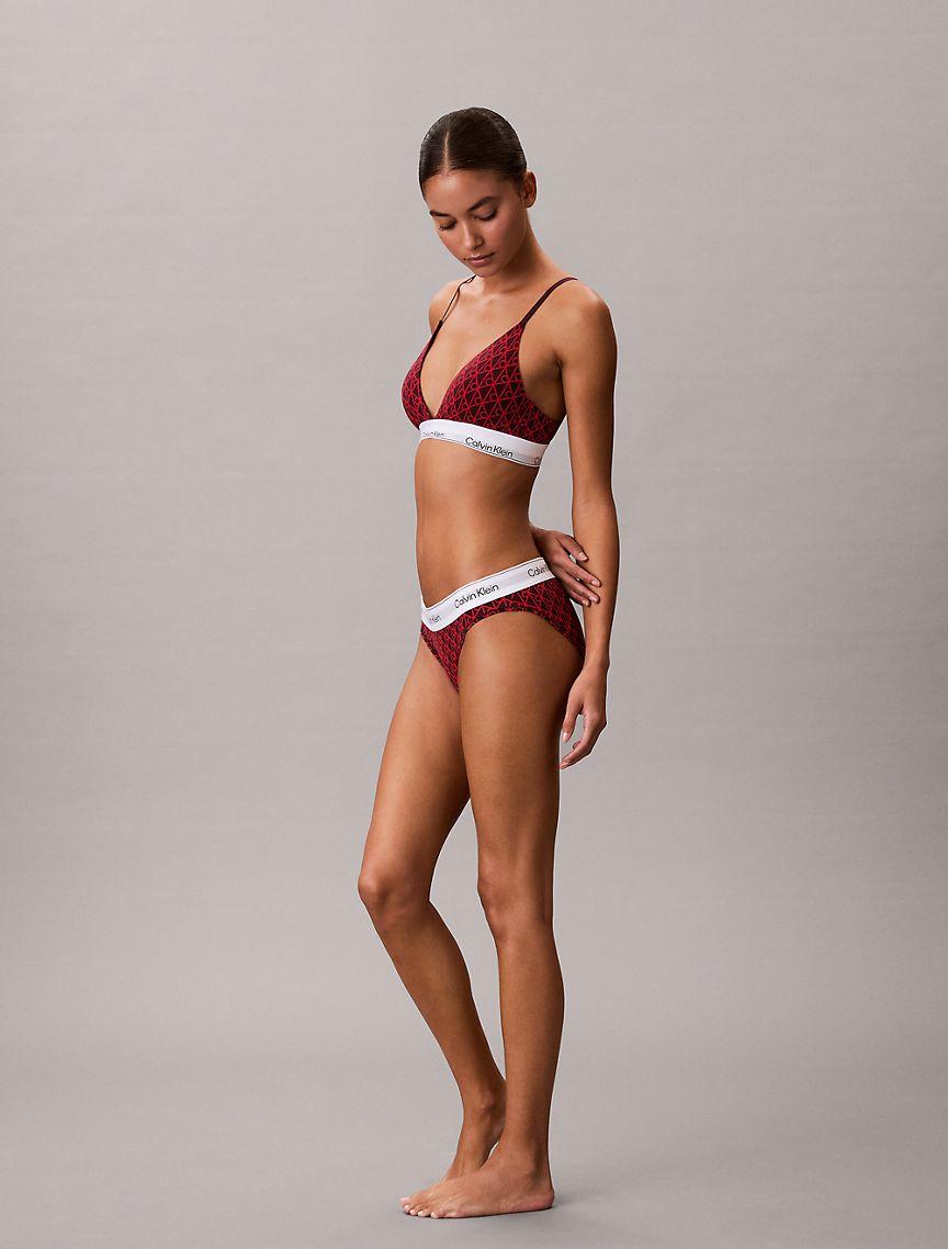 Icon Cotton Modal Lightly Lined Triangle Bralette Product Image