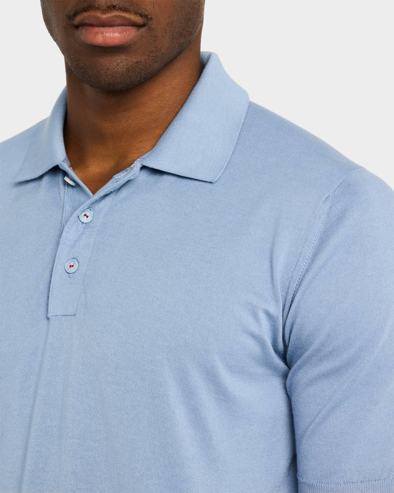 Men's Cotton Slim Fit Polo Shirt Product Image