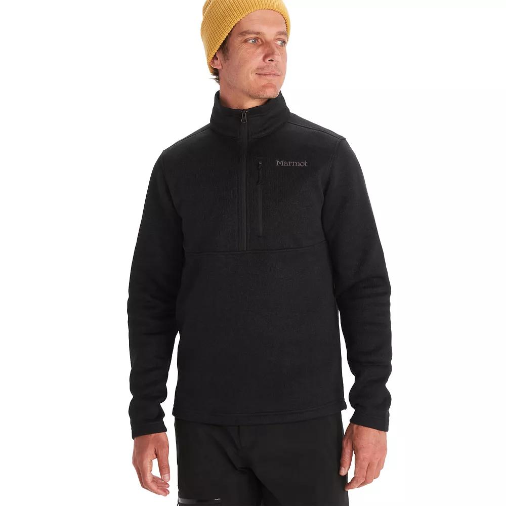 Men's Marmot Drop Line 1/2 Zip, Size: XL, Black Product Image