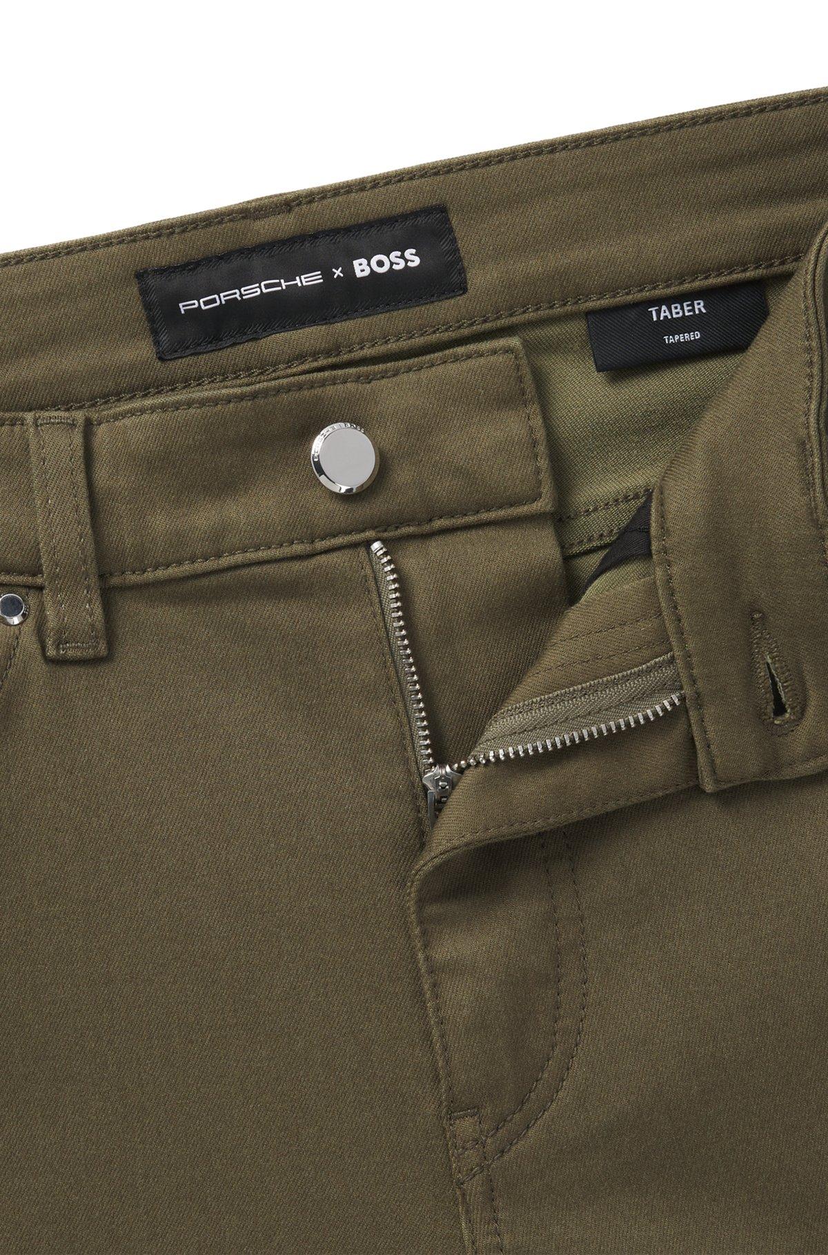 Porsche x BOSS tapered-fit jeans in performance-stretch denim Product Image