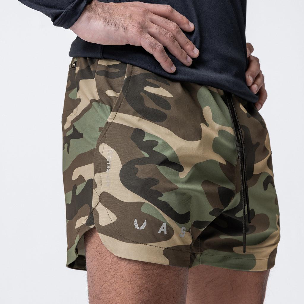 0751. Tetra-Lite® 5" Linerless Short - Woodland Camo "Classic" Product Image