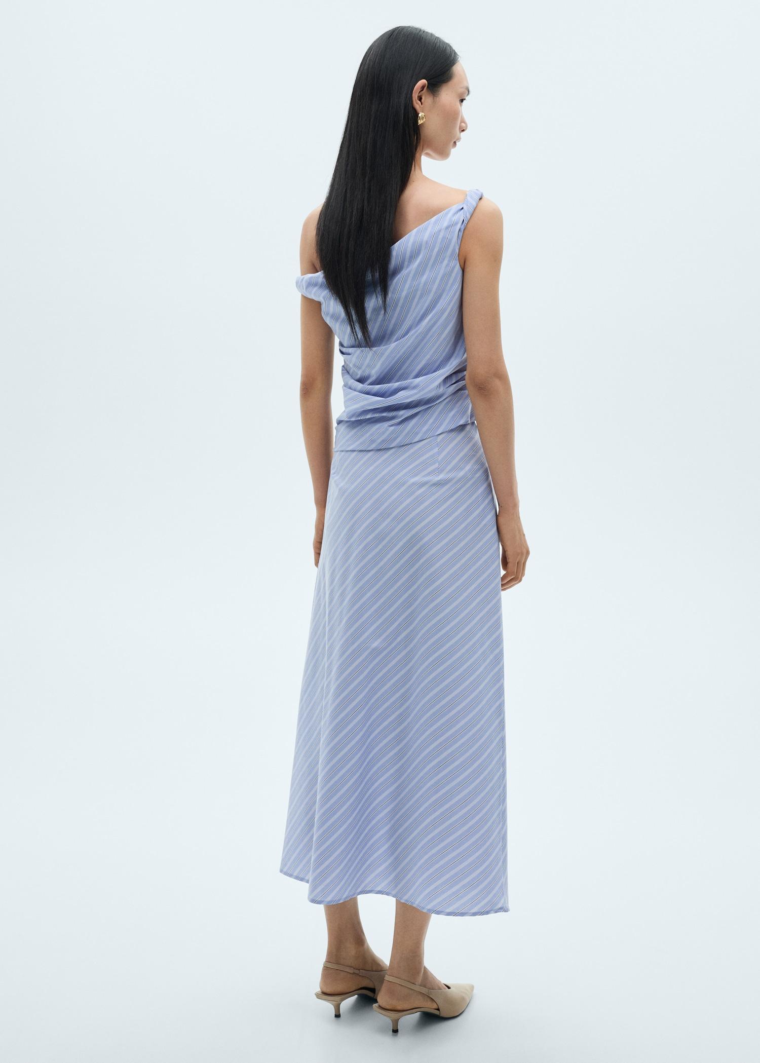 Striped midi skirt - Women | MANGO USA Product Image