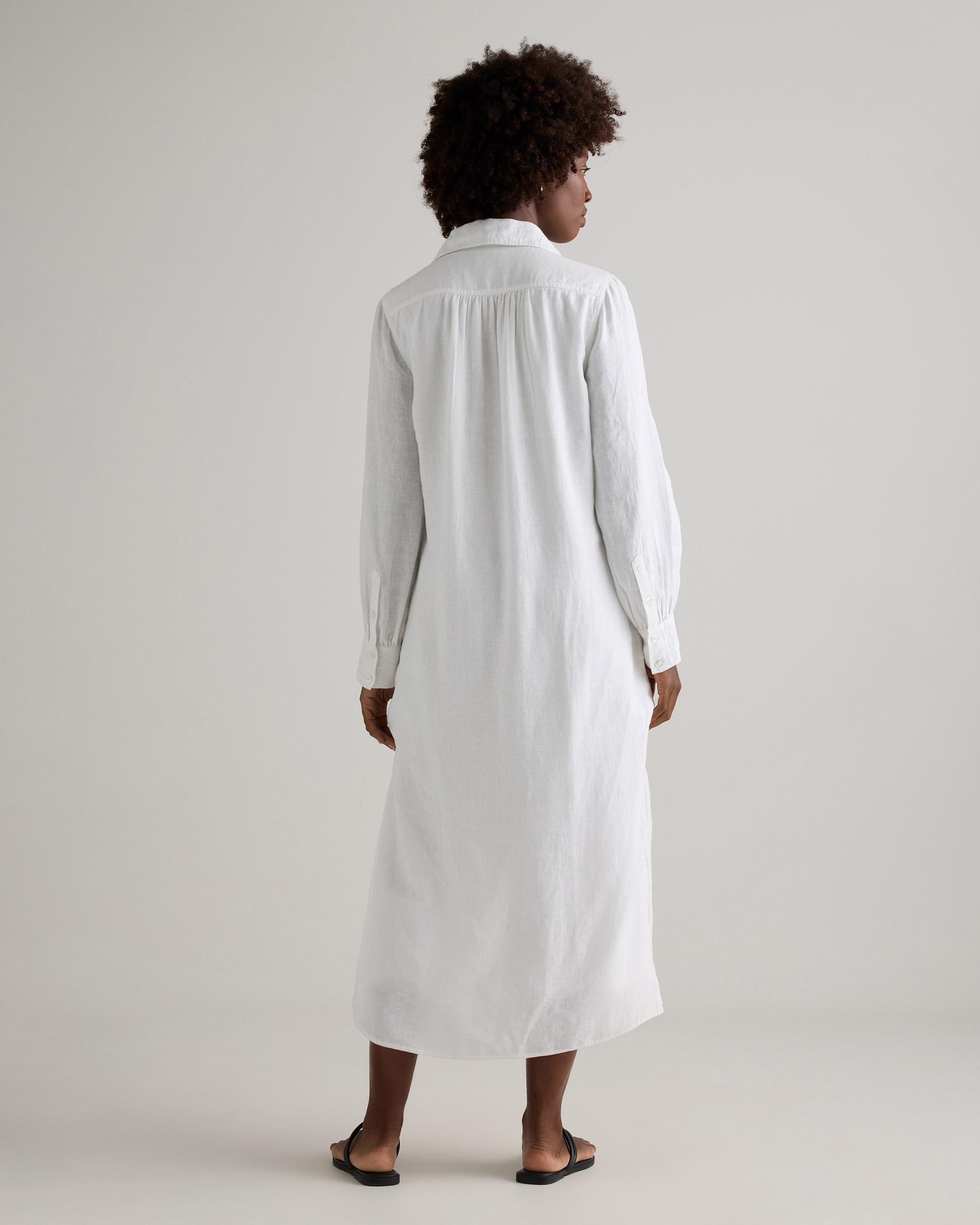 Quince | Women's 100% European Linen Popover Maxi Dress Product Image