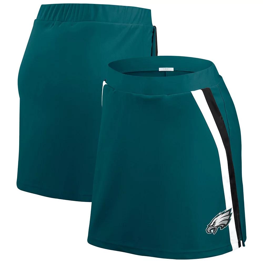 Women's WEAR by Erin Andrews Midnight Green Philadelphia Eagles Stripe Skort,  Product Image