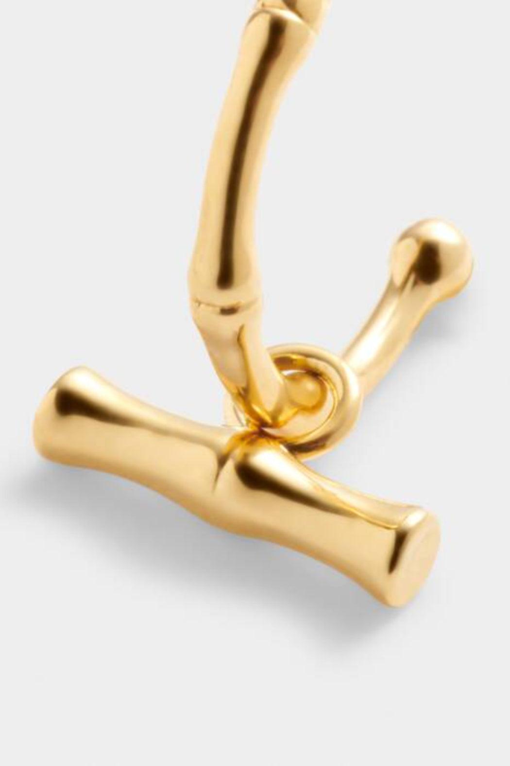 BAMBOO HOOP EARRINGS Product Image