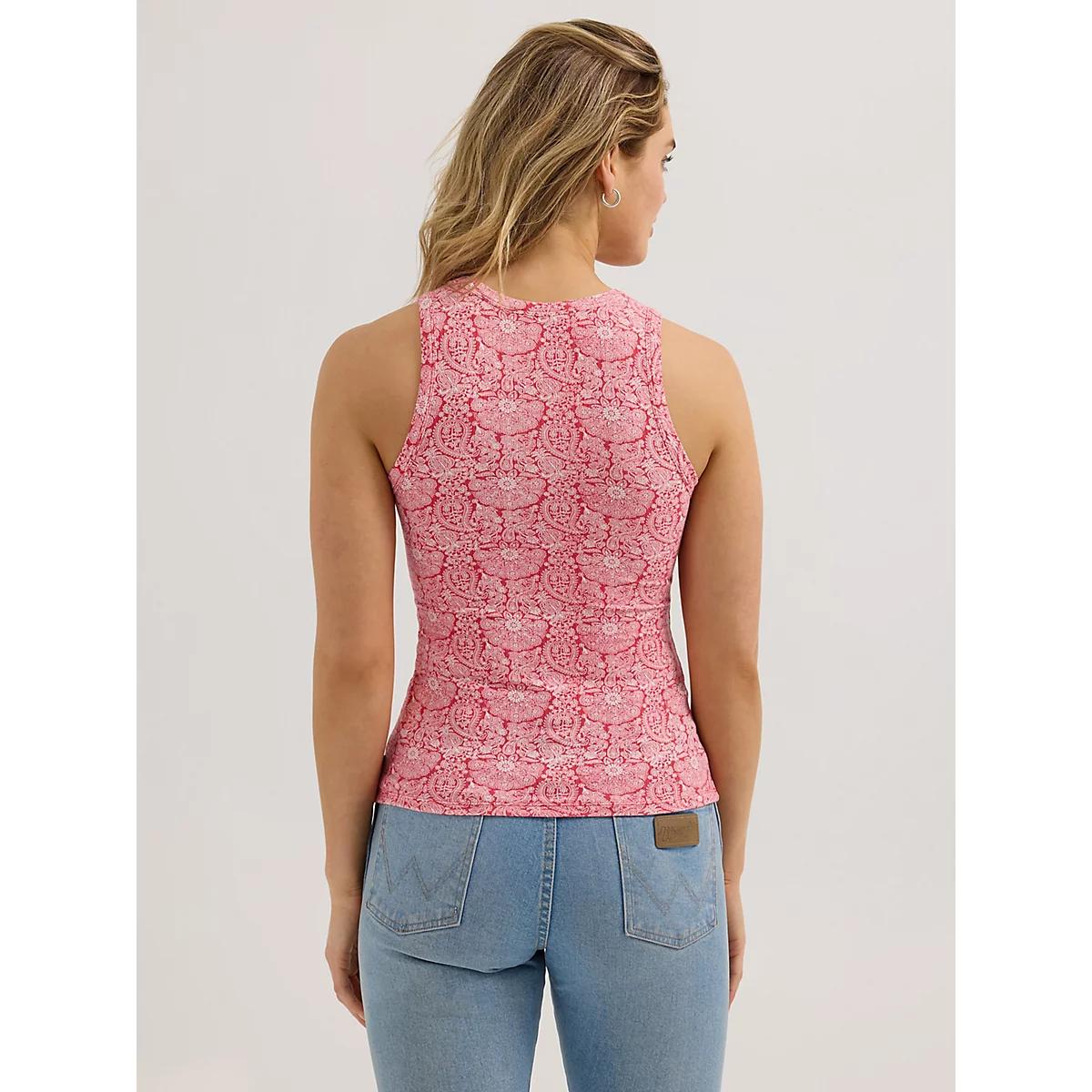 Women's Wrangler Printed Slim Goddess Tank Bandana Product Image