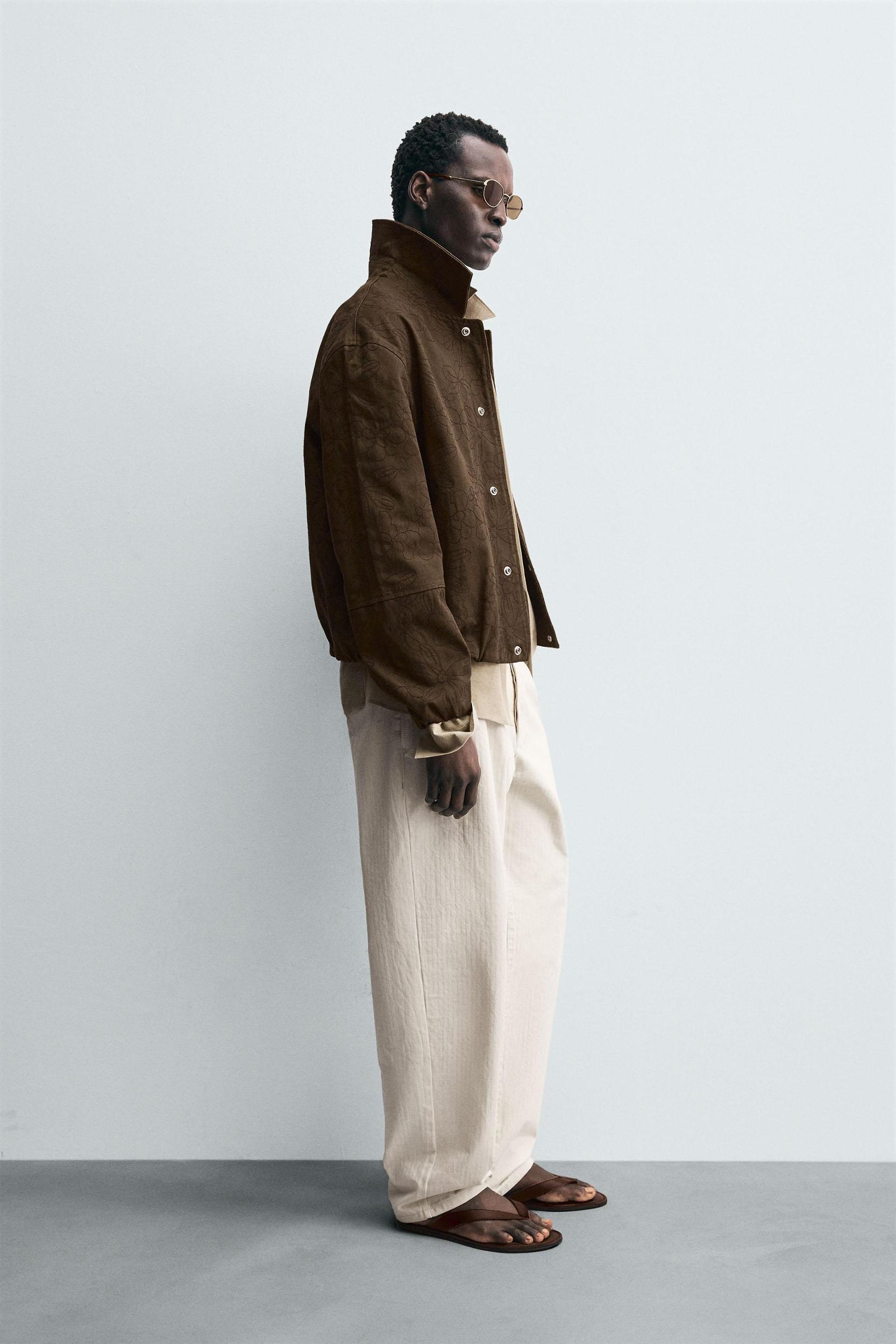 FLORAL JACQUARD JACKET Product Image