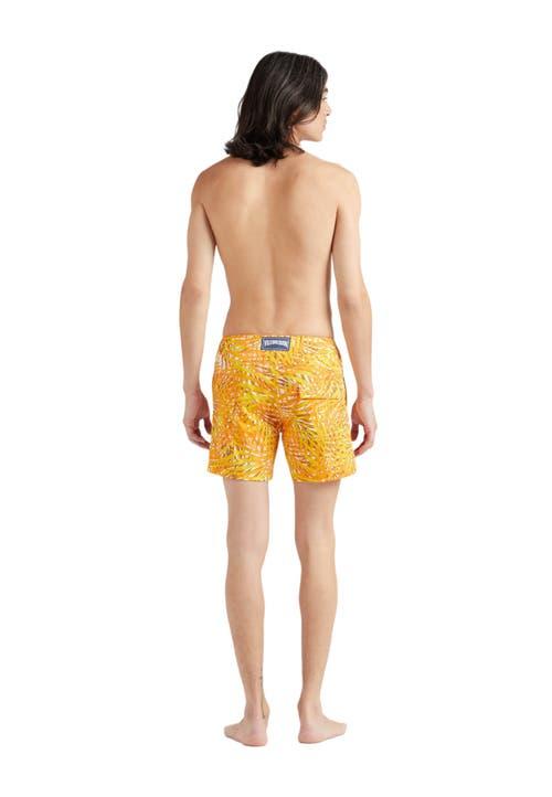 Vilebrequin Men's Palm Leaves Stretch Flat Belted Swim Shorts Product Image