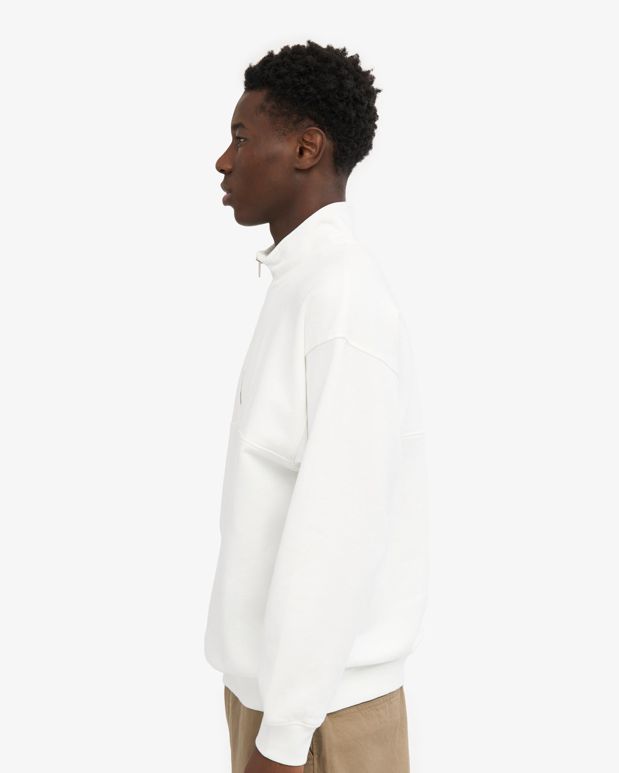 Organic Quarter Zip - Optical White Product Image