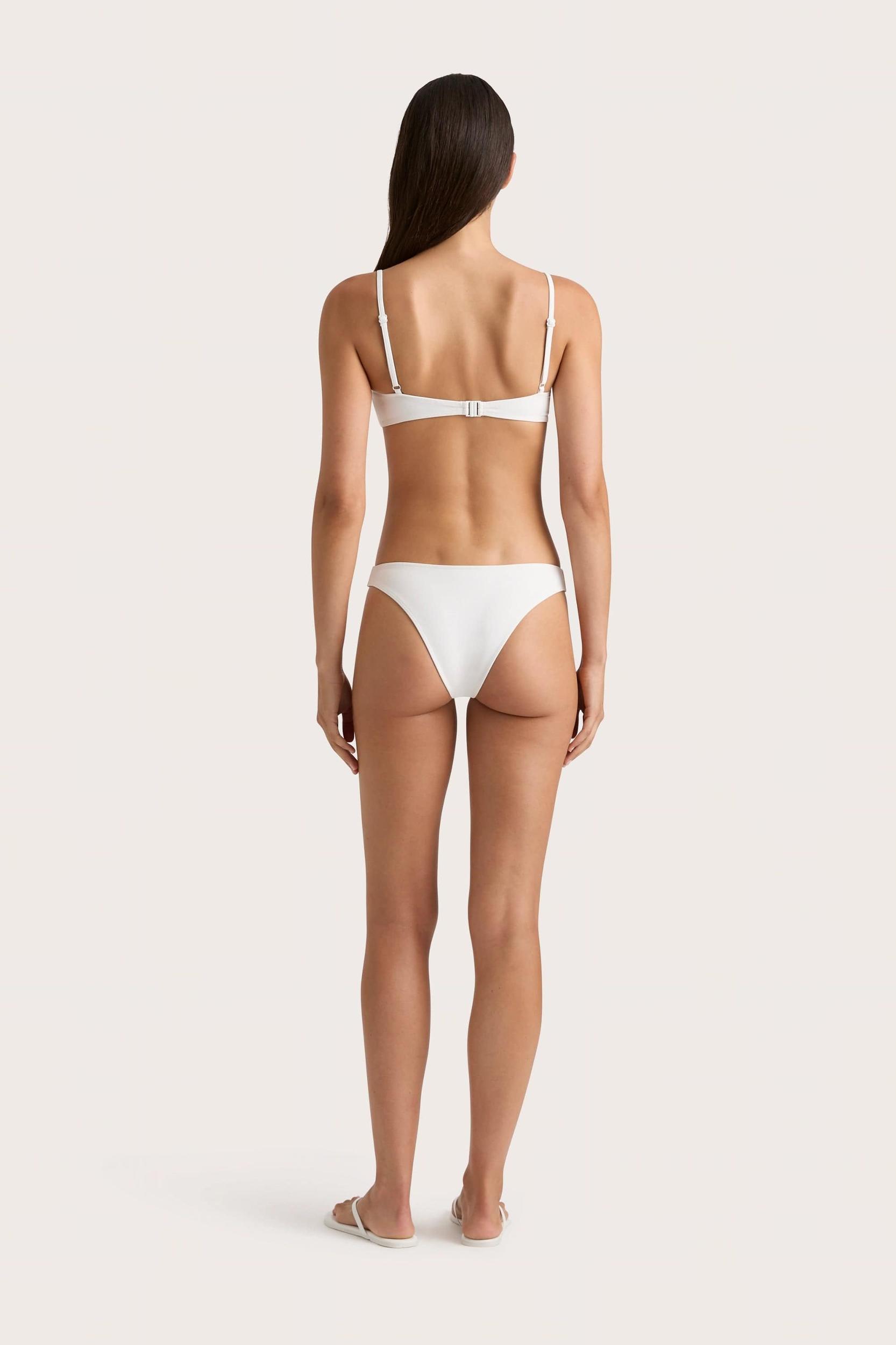 Farrah Bikini Top White - Final Sale Product Image