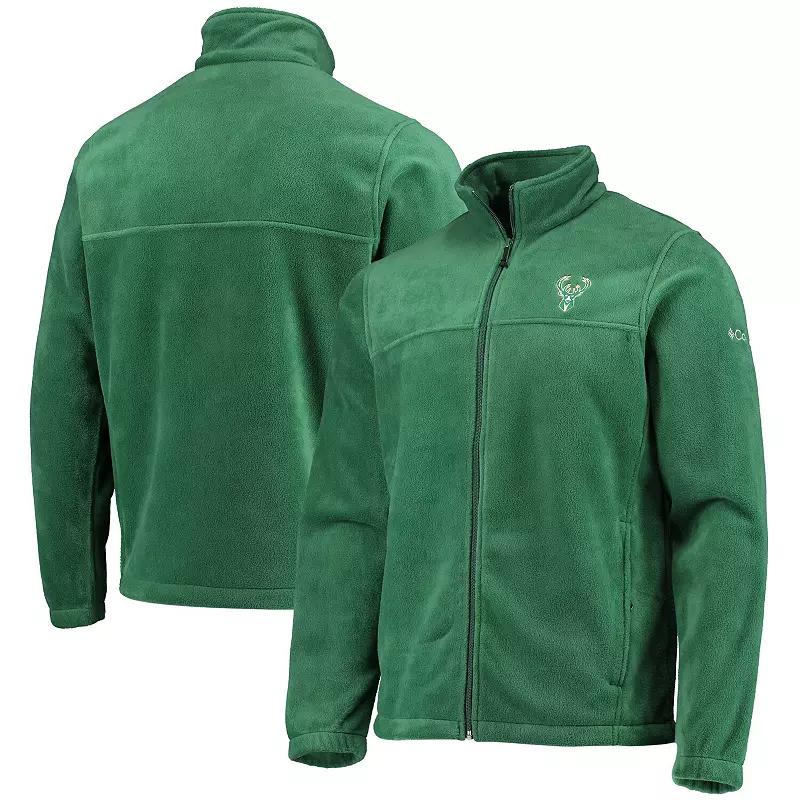 Men's Columbia Milwaukee Bucks Hunter Green Flanker Full-Zip Jacket,  Product Image
