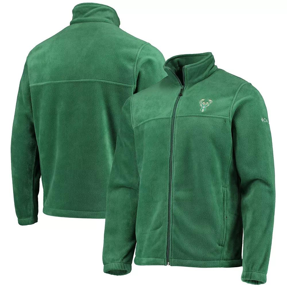 Men's Columbia Milwaukee Bucks Hunter Green Flanker Full-Zip Jacket,  Product Image