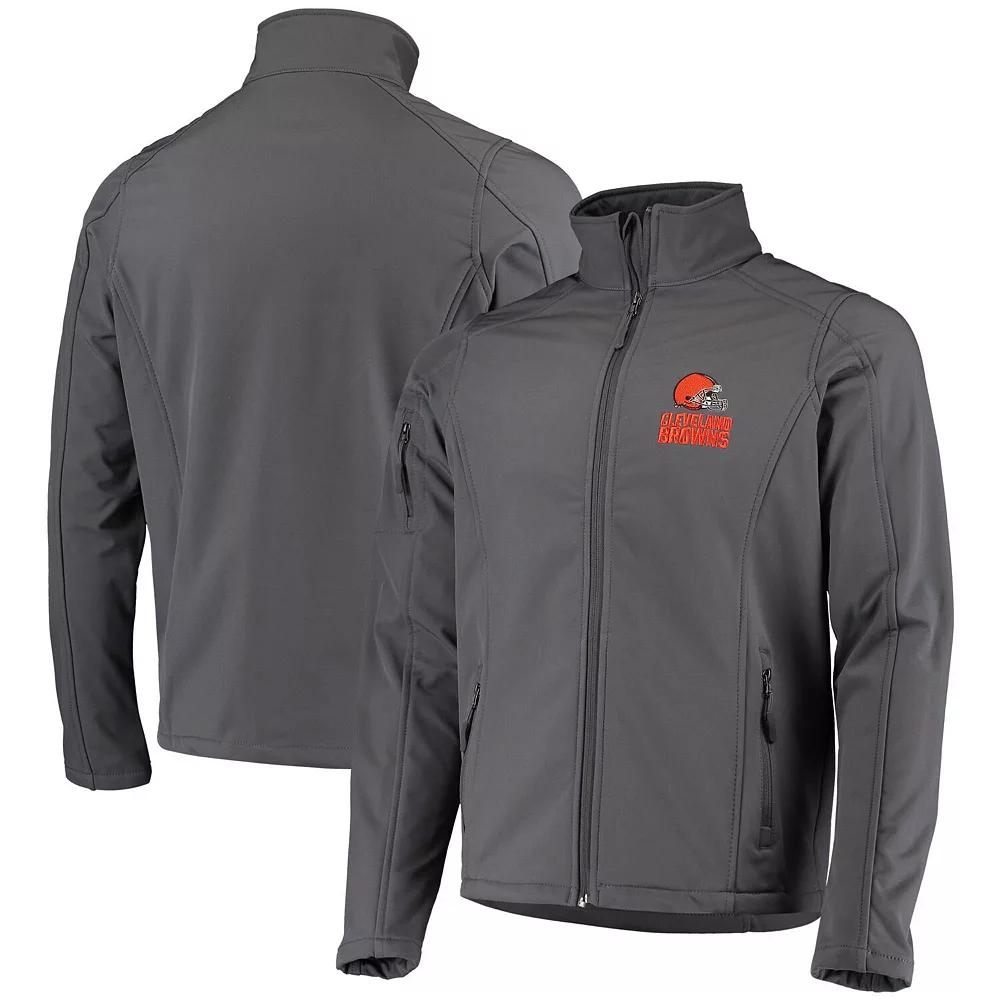 Men's Dunbrooke Charcoal Cleveland Browns Sonoma Softshell Full-Zip Jacket,  Product Image