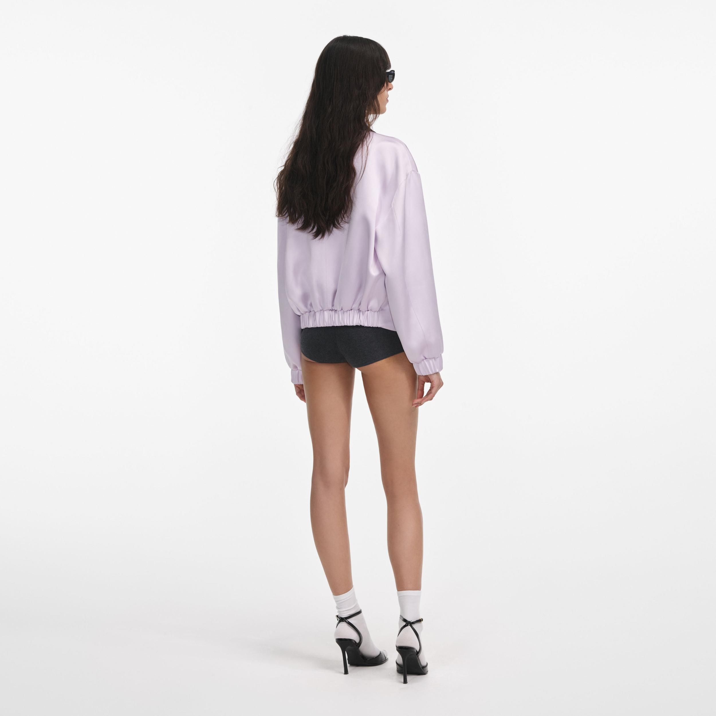 Lilac Viscose Jacket Product Image