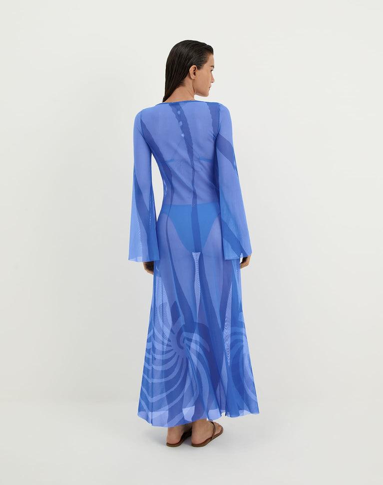 Lidi Long Cover Up Tunic - Neptune Product Image